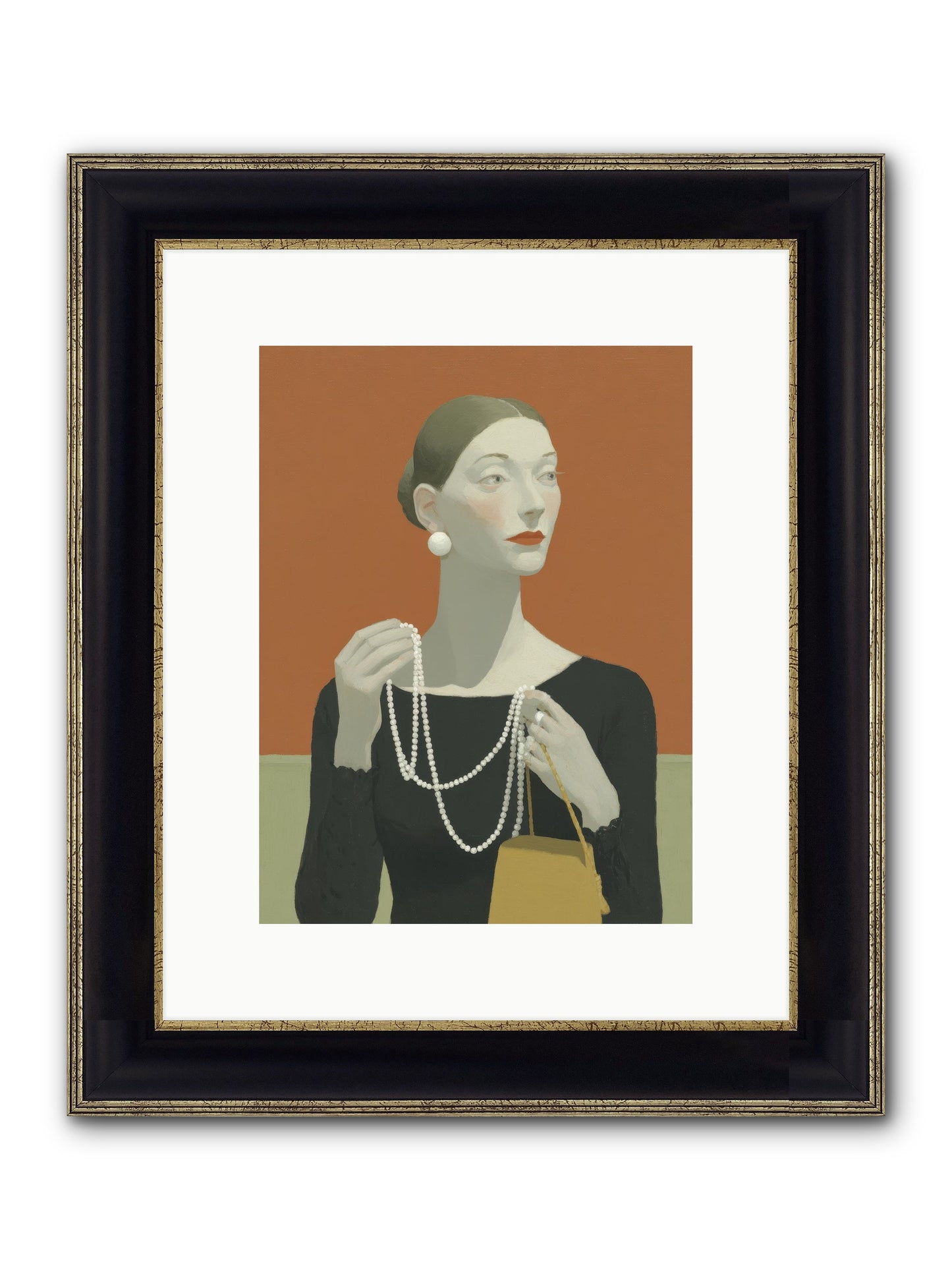 A Quiet Rebellion Framed Print - Black & Gold 9x12