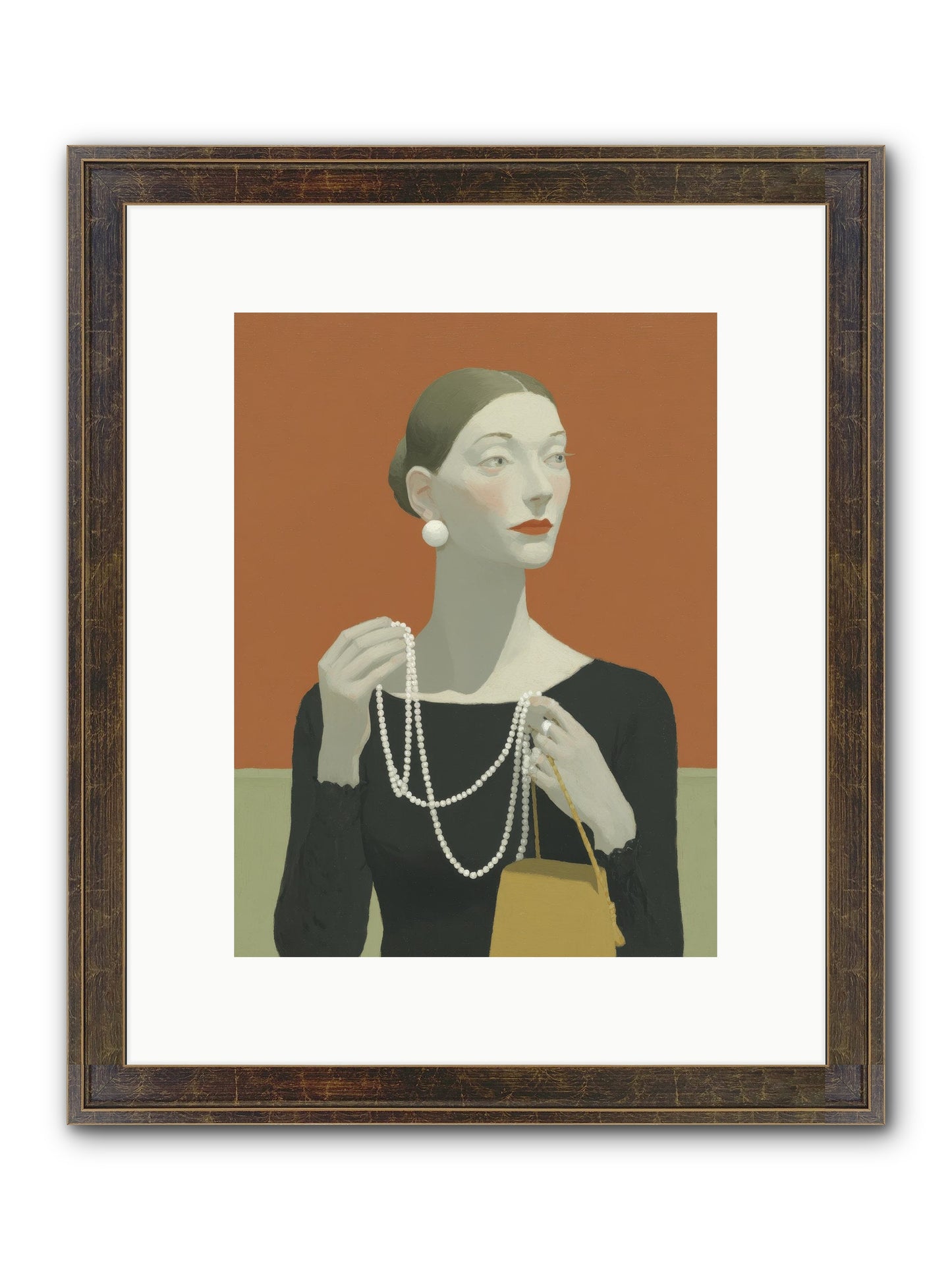 A Quiet Rebellion Framed Print - Slimwoods Black/Gold 9x12