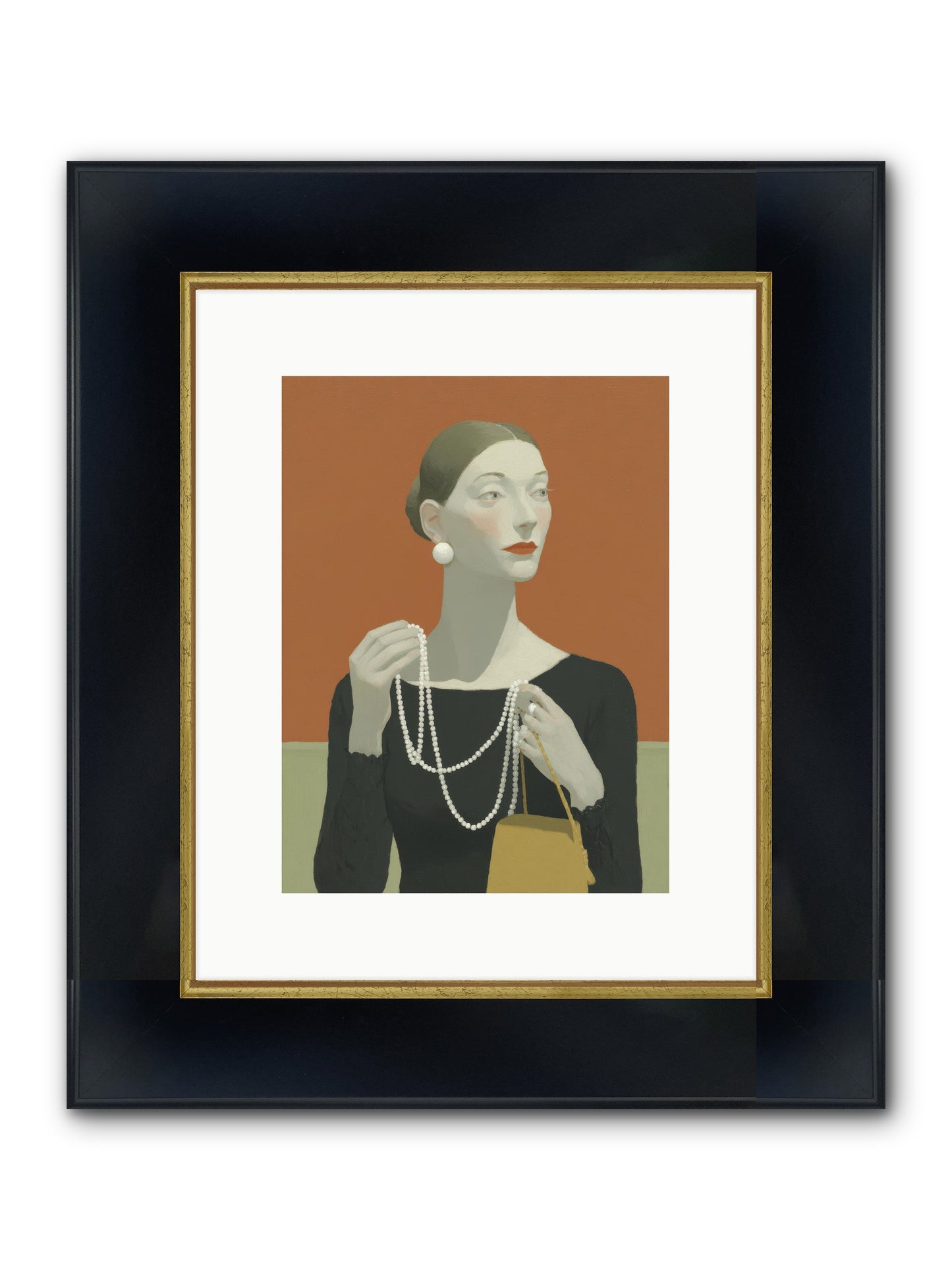 A Quiet Rebellion Framed Print - Wide Black w/Gold 9x12