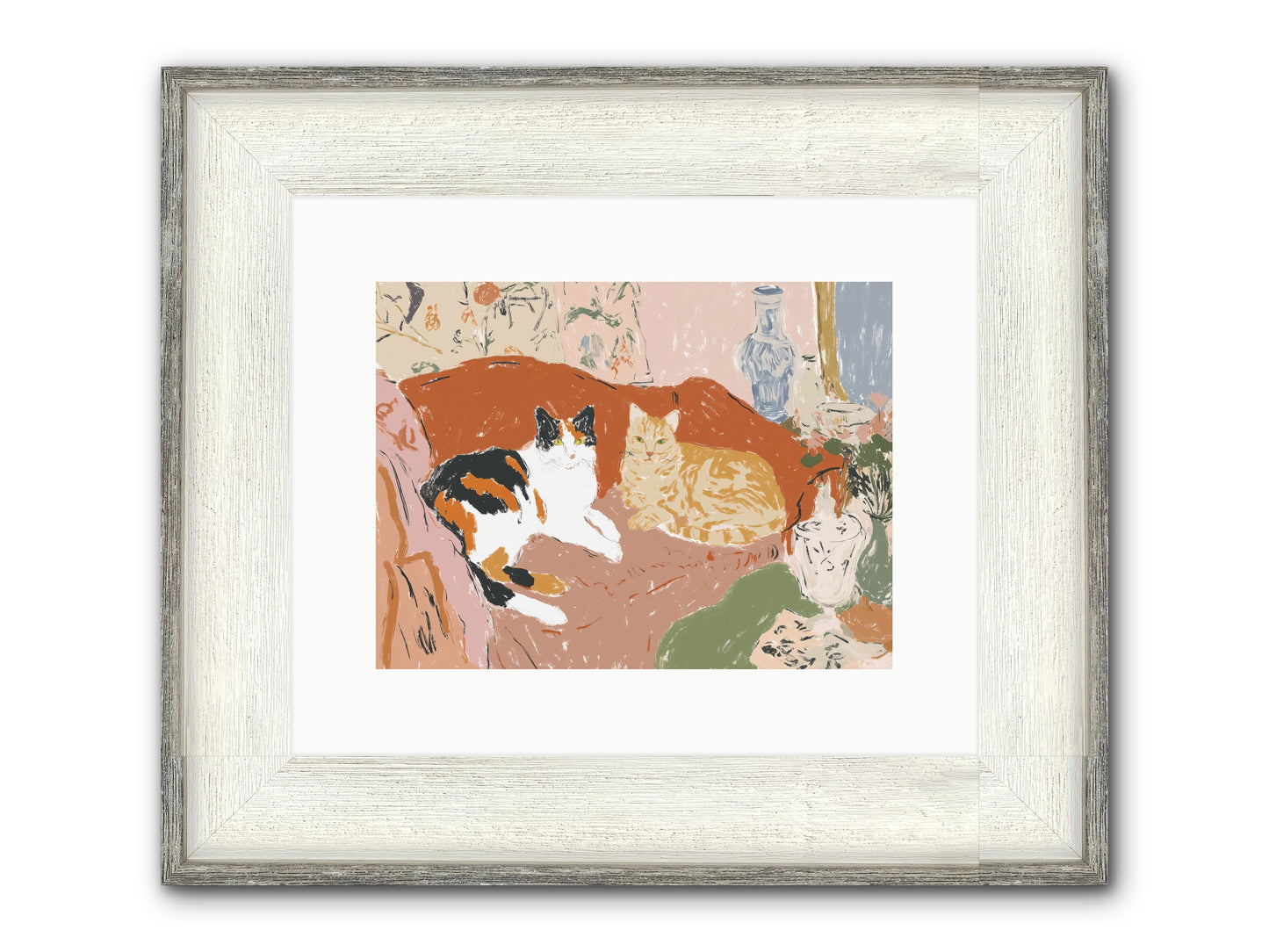 A Quorum Met Framed Print - Driftwood White 12x9