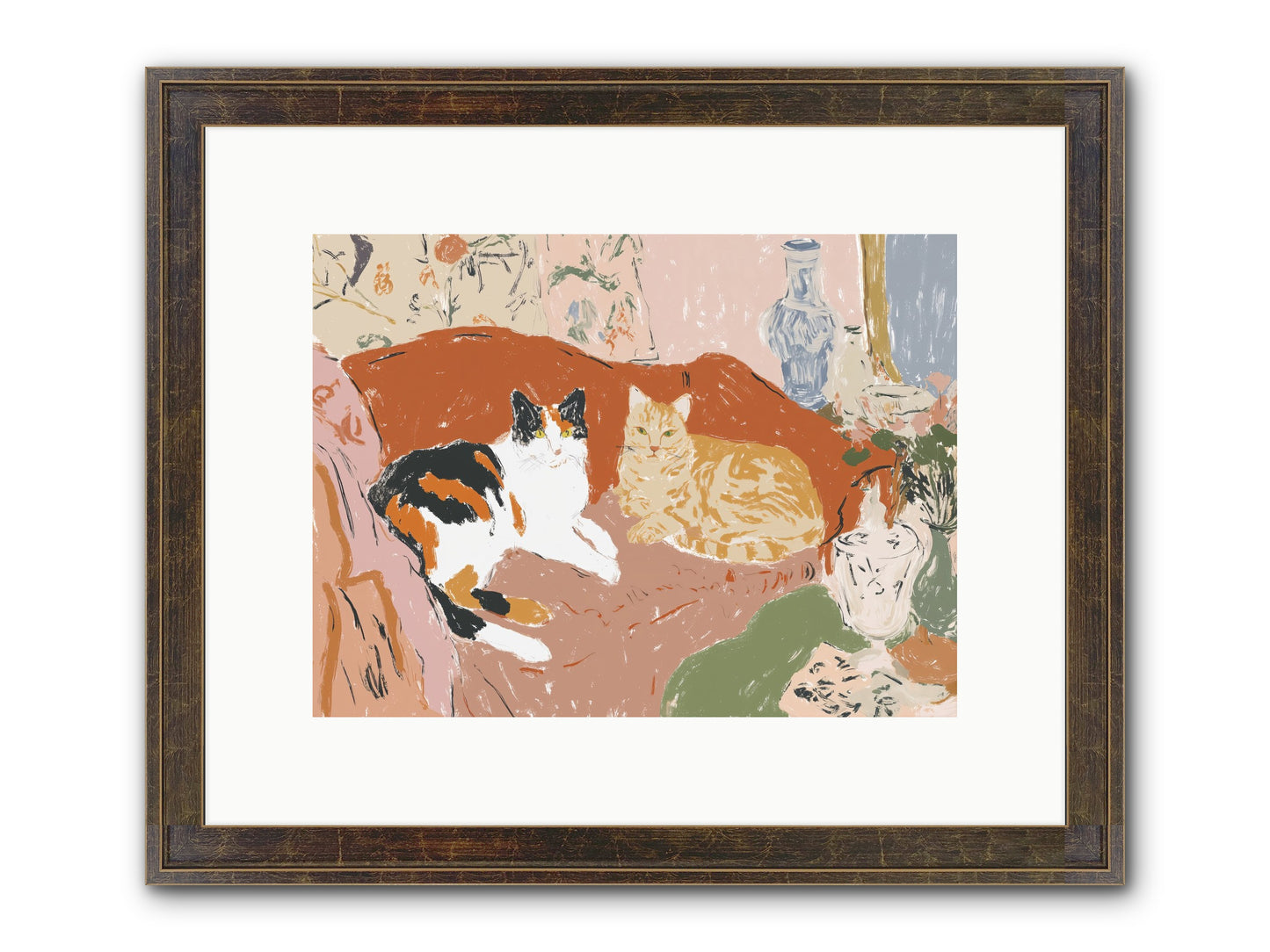 A Quorum Met Framed Print - Slimwoods Black/Gold 12x9