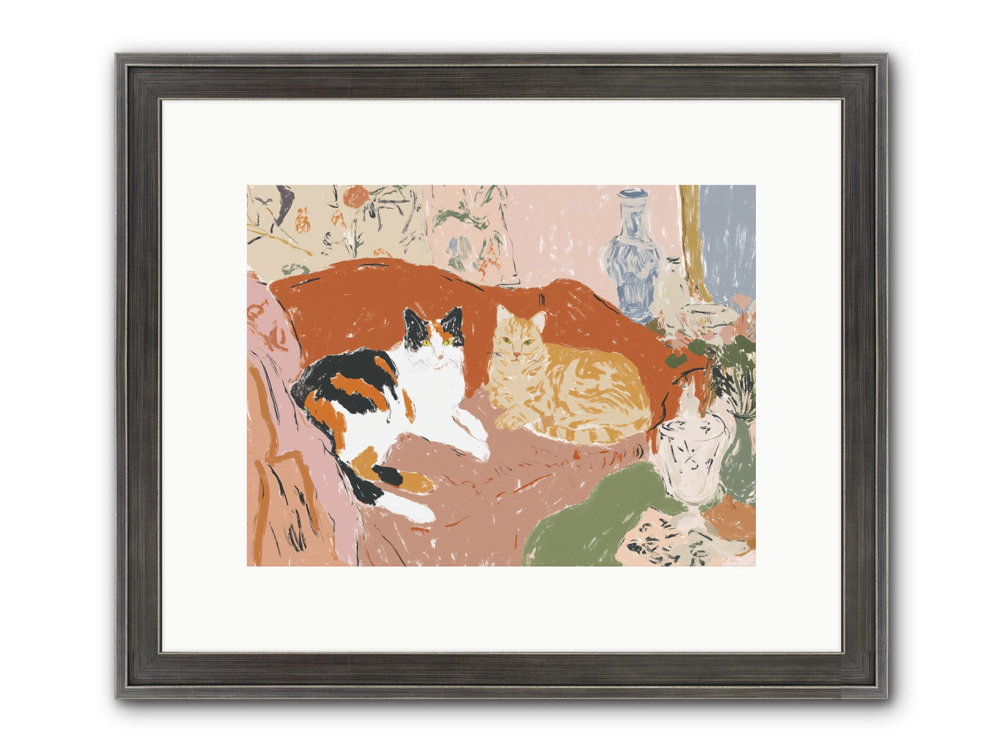 A Quorum Met Framed Print - Slimwoods Black/Silver 12x9