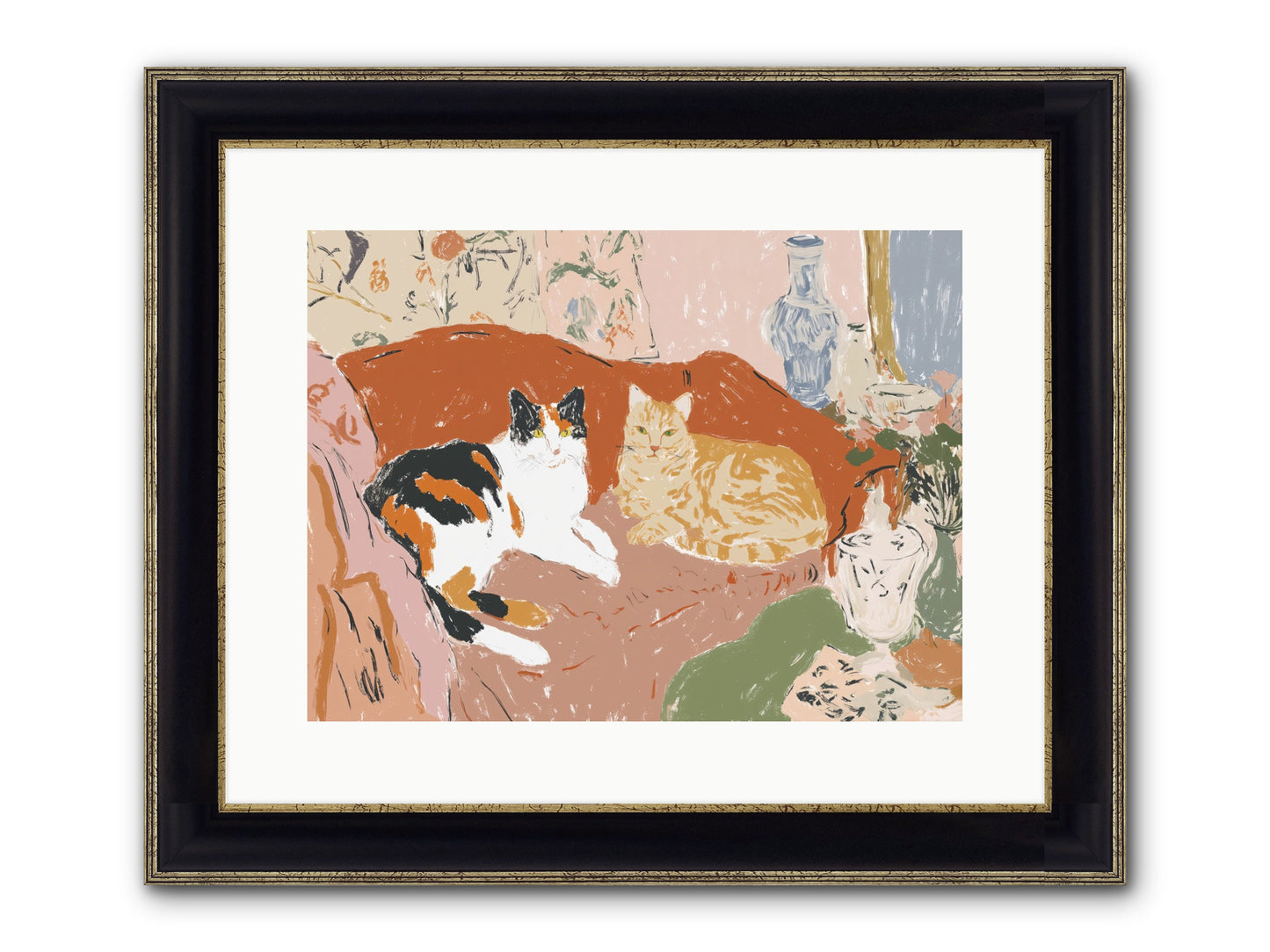 A Quorum Met Framed Print - Black & Gold 16x12