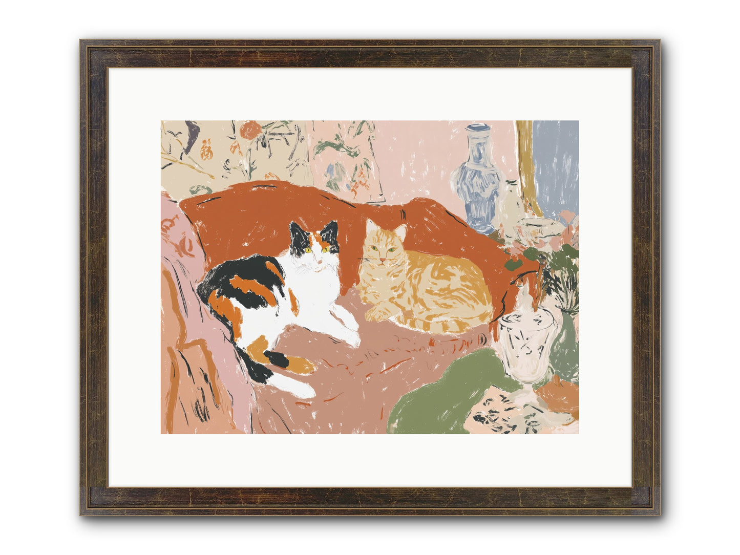 A Quorum Met Framed Print - Slimwoods Black/Gold 16x12