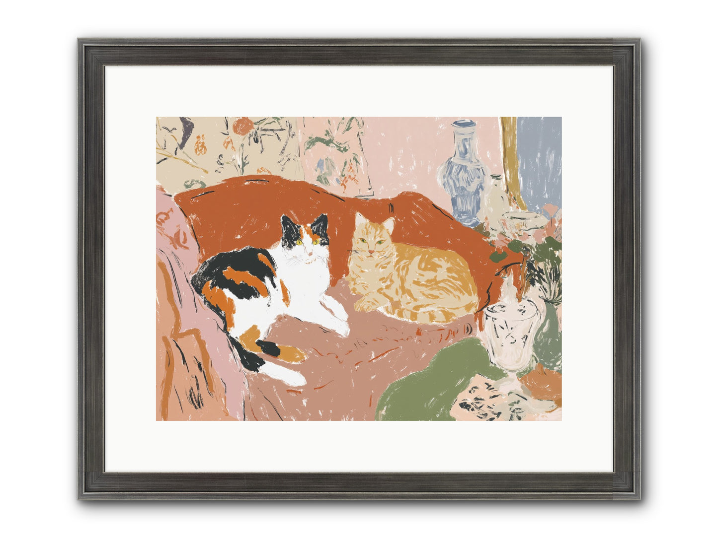 A Quorum Met Framed Print - Slimwoods Black/Silver 16x12