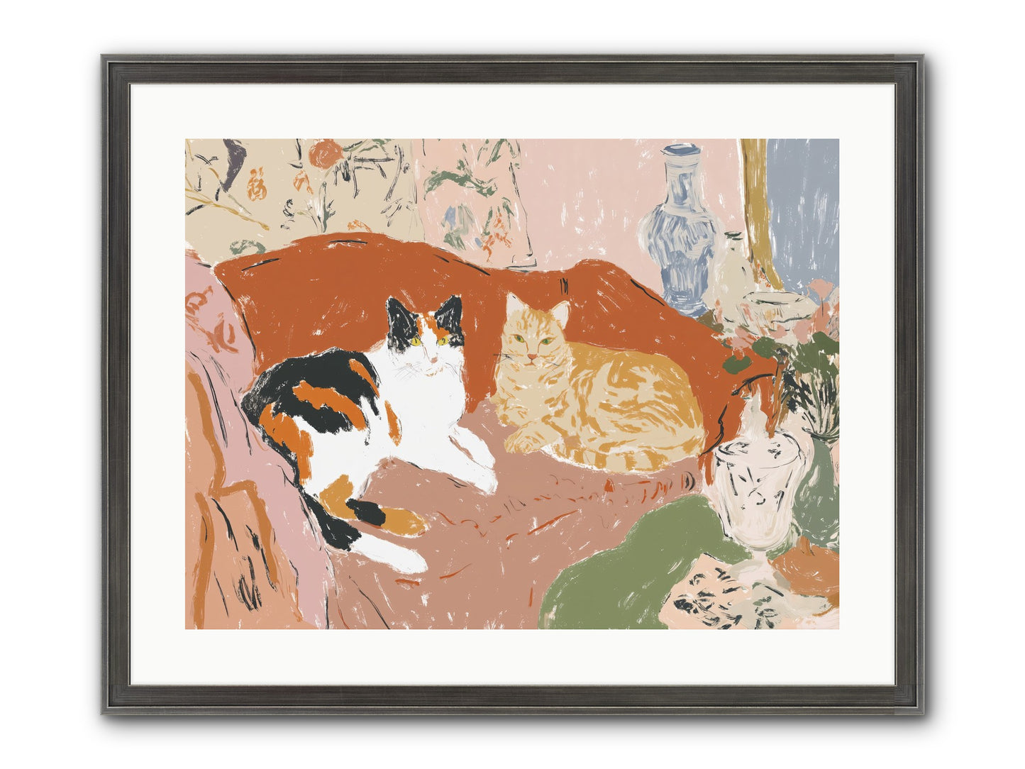 A Quorum Met Framed Print - Slimwoods Black/Silver 24x18