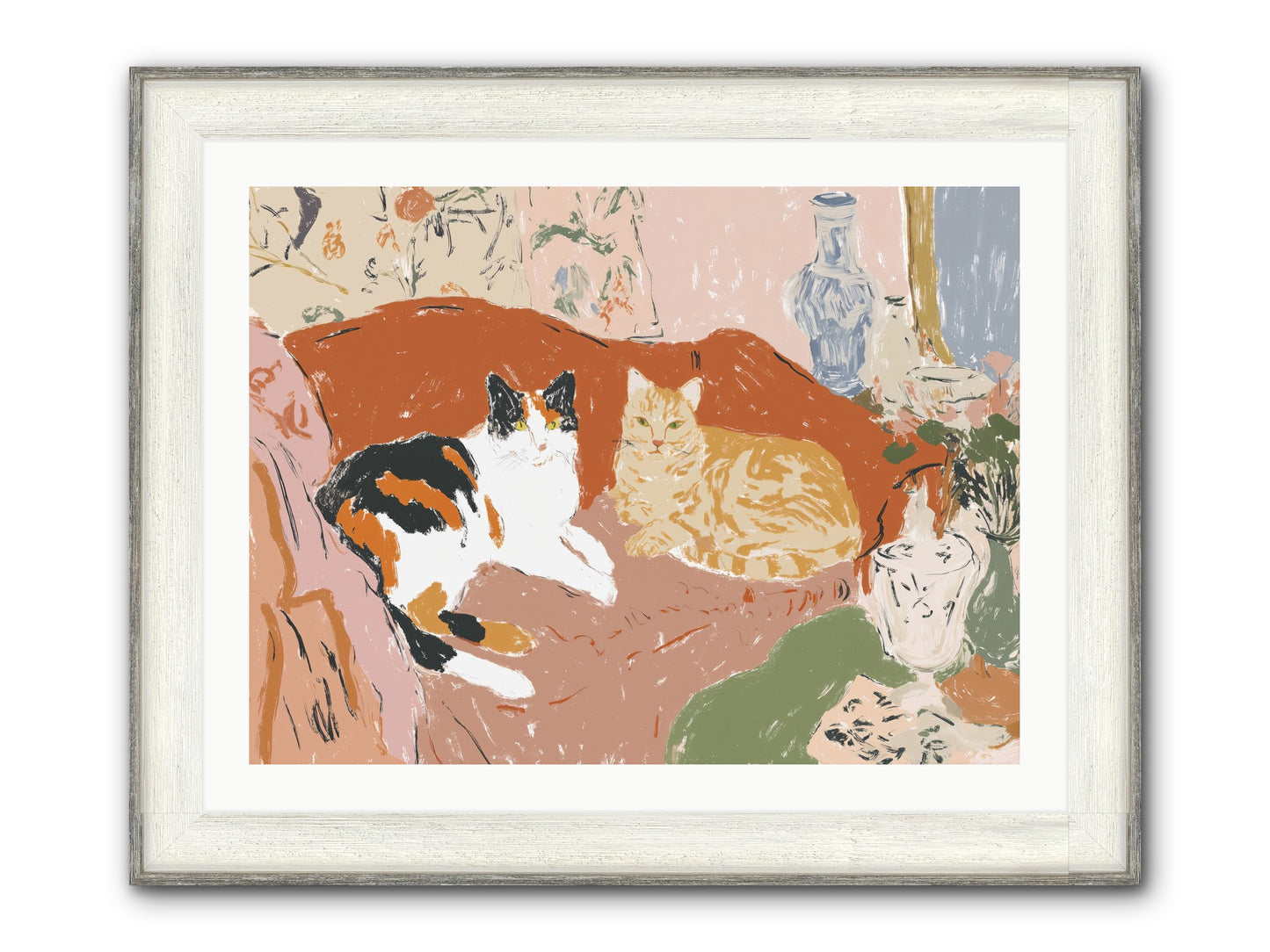 A Quorum Met Framed Print - Driftwood White 32x24