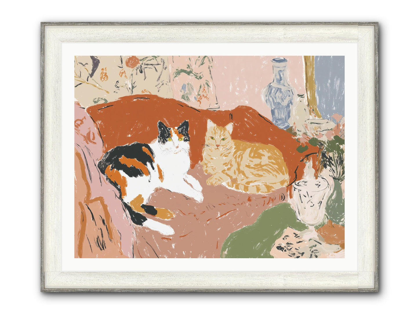 A Quorum Met Framed Print - Driftwood White 40x30
