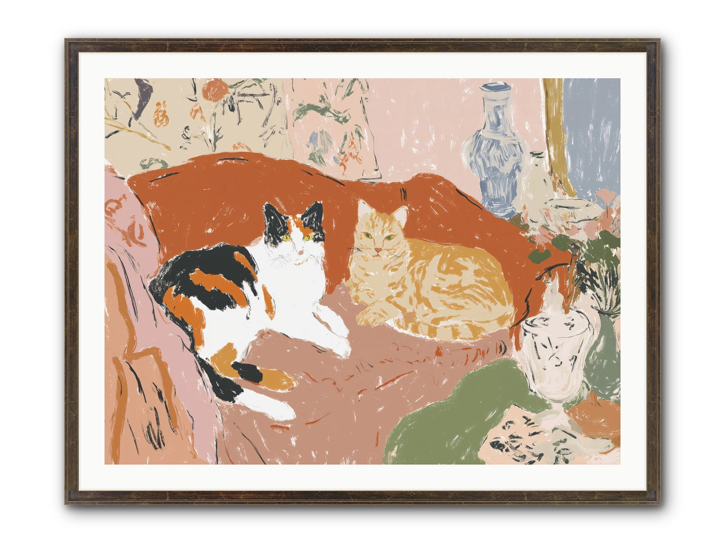 A Quorum Met Framed Print - Slimwoods Black/Gold 40x30