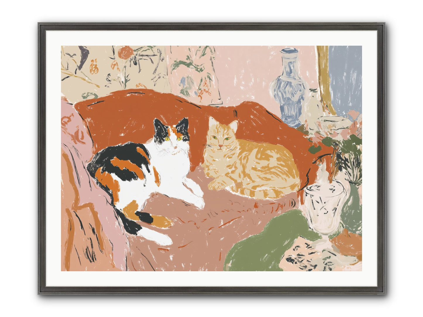 A Quorum Met Framed Print - Slimwoods Black/Silver 40x30