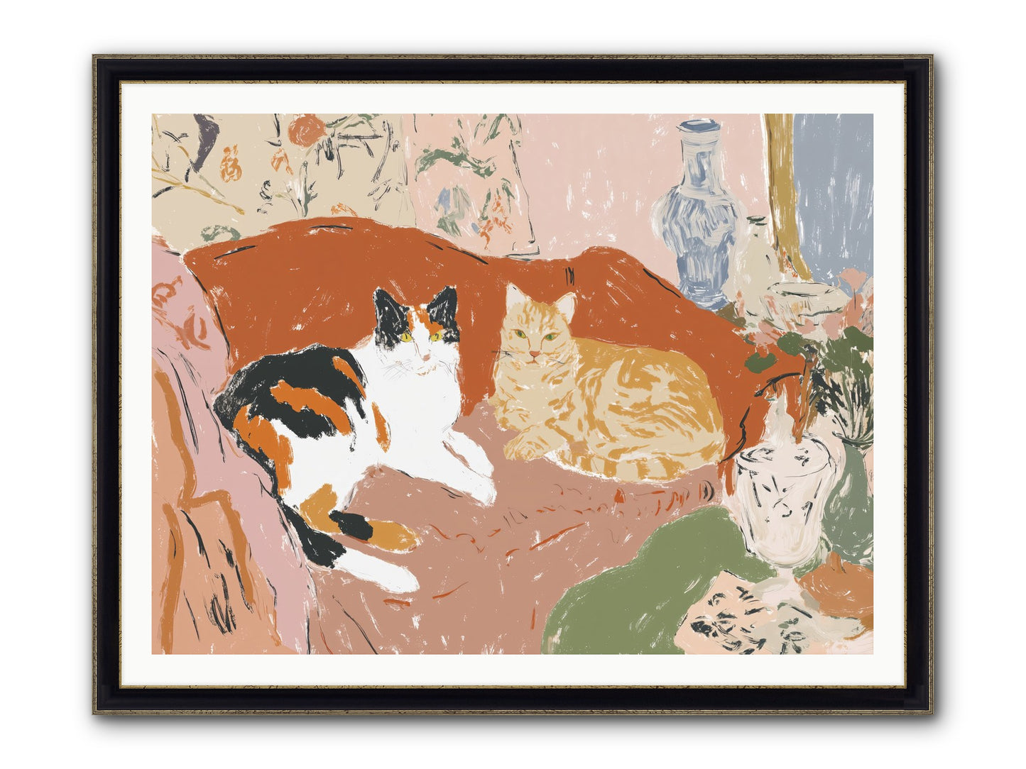 A Quorum Met Framed Print - Black & Gold 48x36