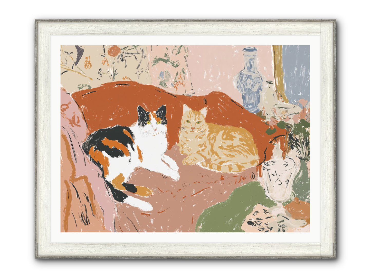 A Quorum Met Framed Print - Driftwood White 48x36