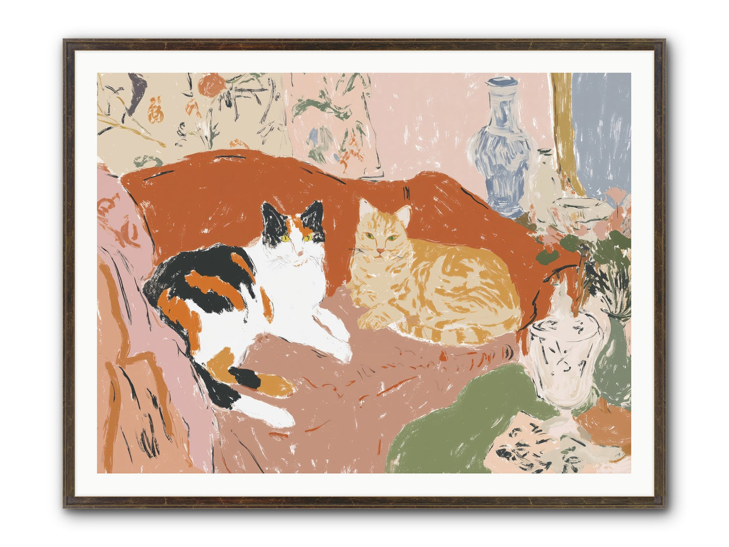A Quorum Met Framed Print - Slimwoods Black/Gold 48x36