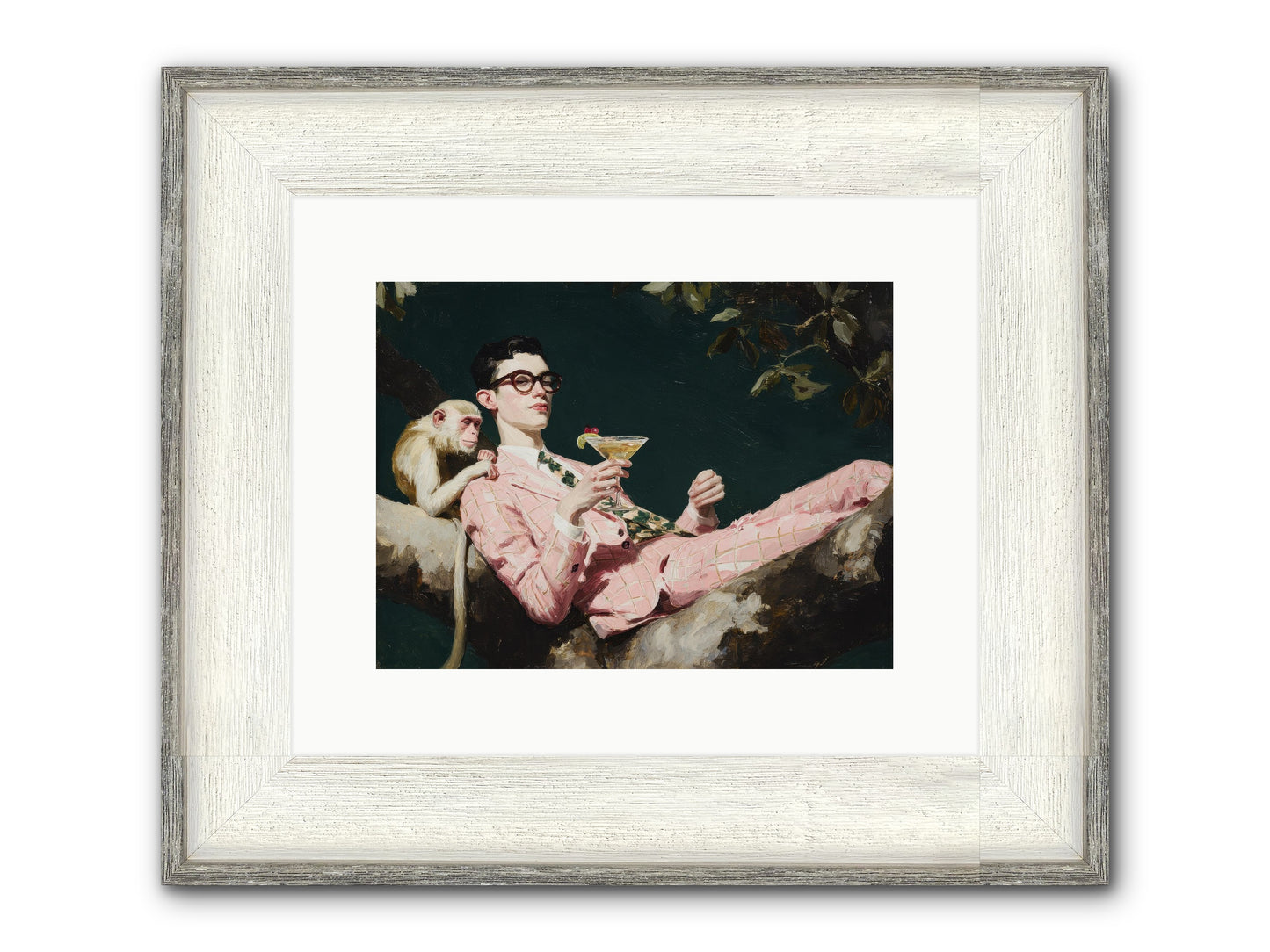 A Season Of Polite Fugitives Framed Print - Driftwood White 12x9