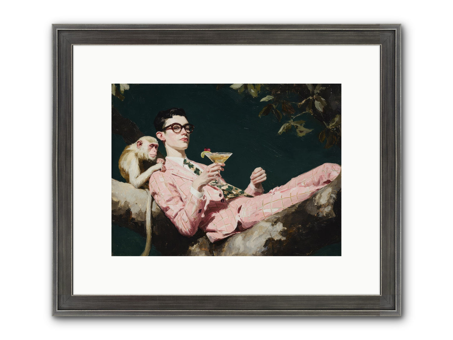 A Season Of Polite Fugitives Framed Print - Slimwoods Black/Silver 12x9