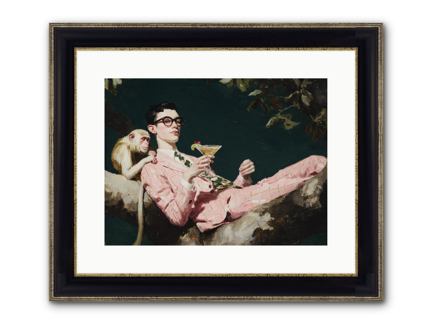 A Season Of Polite Fugitives Framed Print - Black & Gold 16x12
