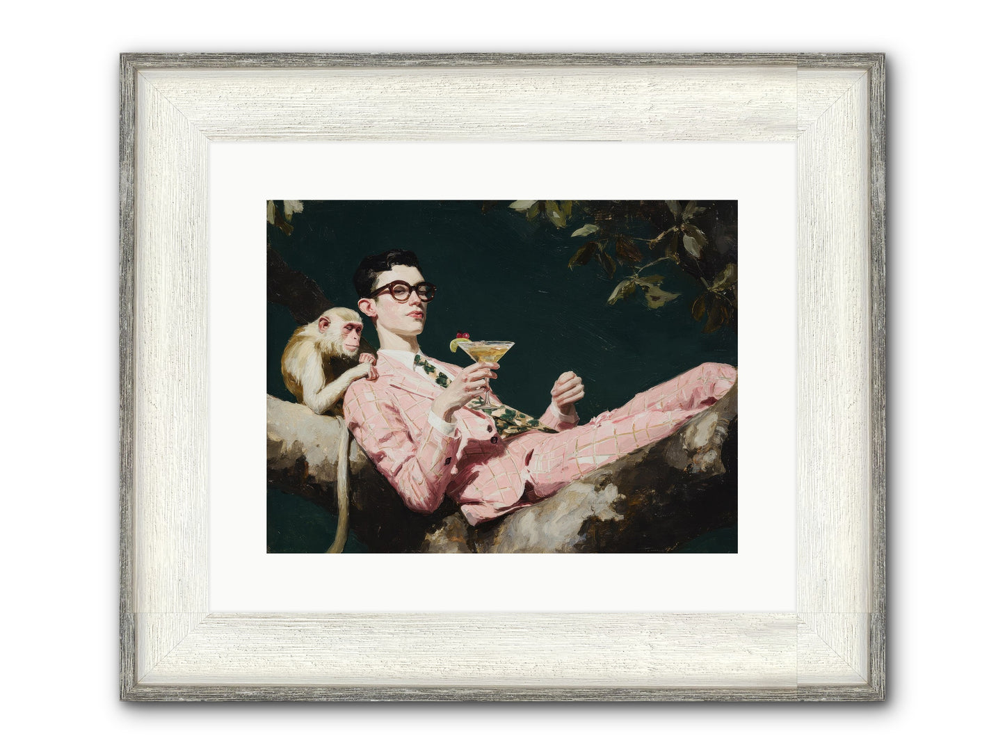 A Season Of Polite Fugitives Framed Print - Driftwood White 16x12