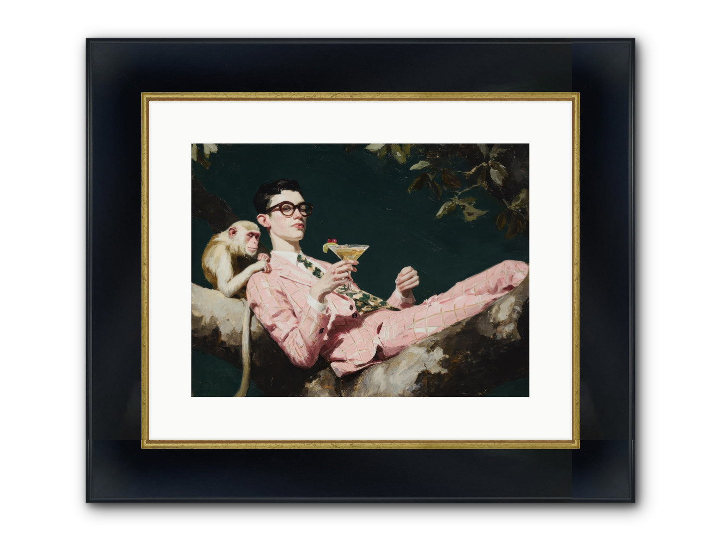 A Season Of Polite Fugitives Framed Print - Wide Black w/Gold 16x12