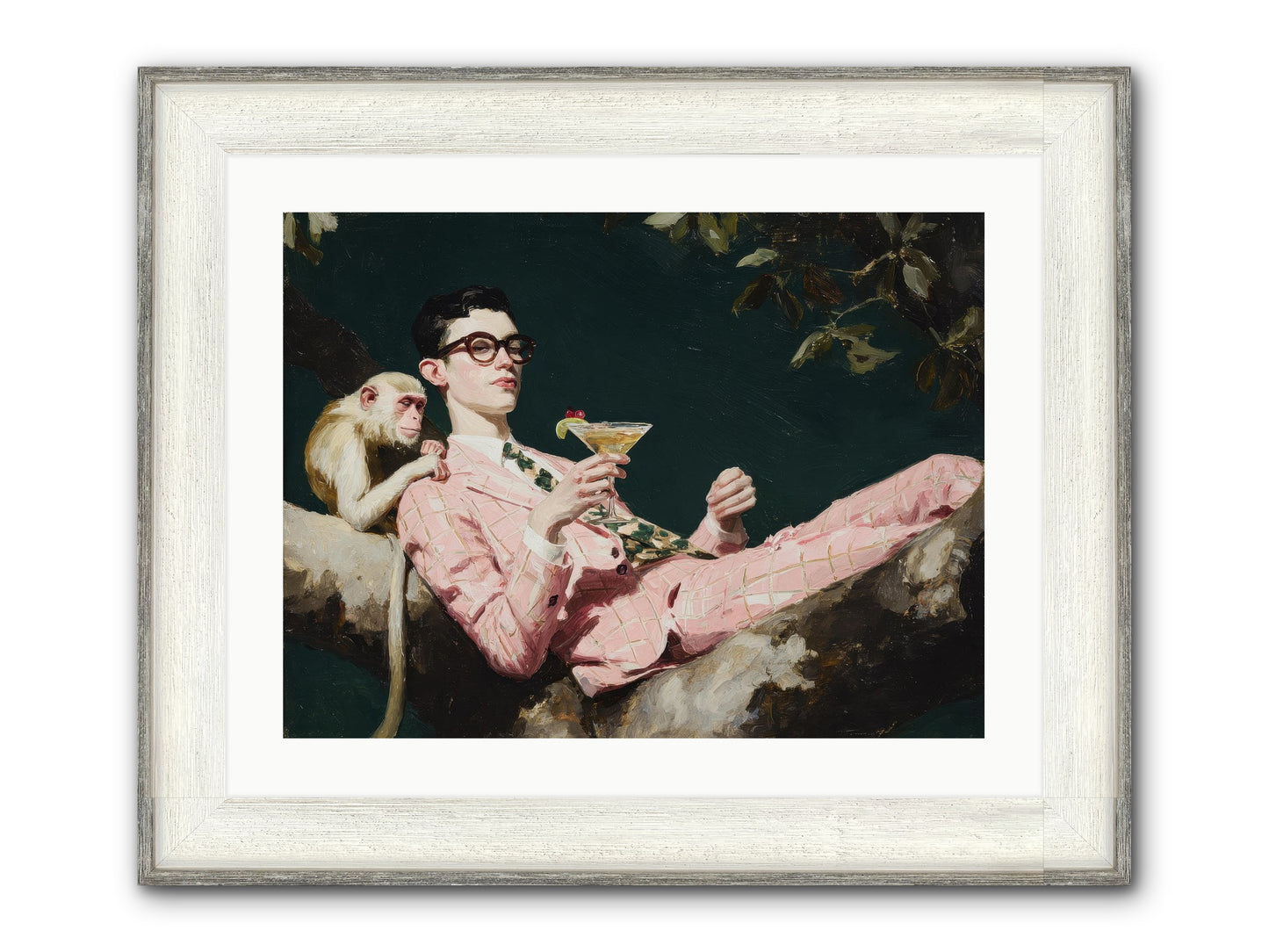 A Season Of Polite Fugitives Framed Print - Driftwood White 24x18