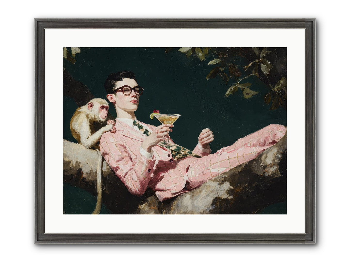 A Season Of Polite Fugitives Framed Print - Slimwoods Black/Silver 24x18