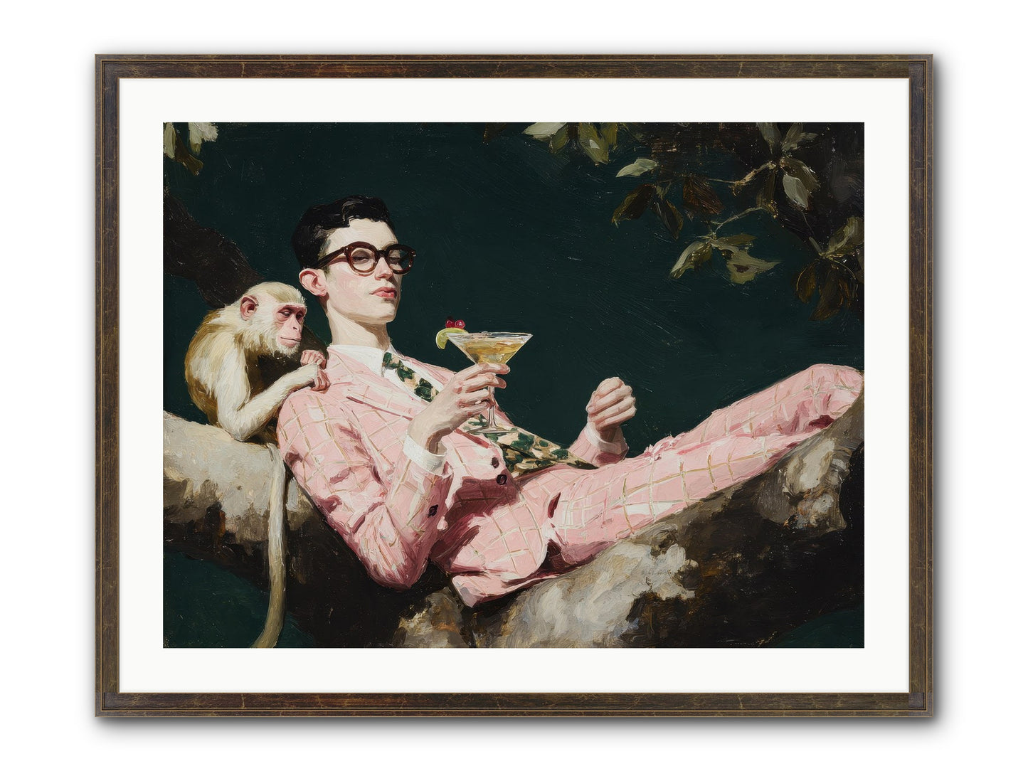 A Season Of Polite Fugitives Framed Print - Slimwoods Black/Gold 32x24