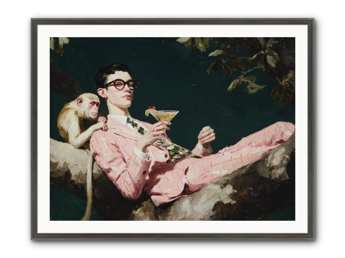 A Season Of Polite Fugitives Framed Print - Slimwoods Black/Silver 40x30