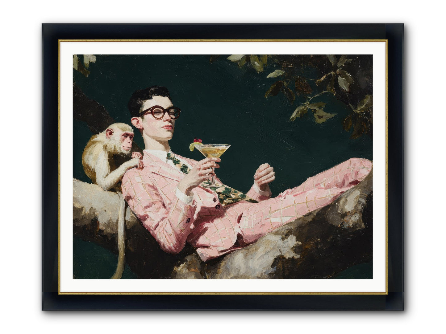 A Season Of Polite Fugitives Framed Print - Wide Black w/Gold 48x36