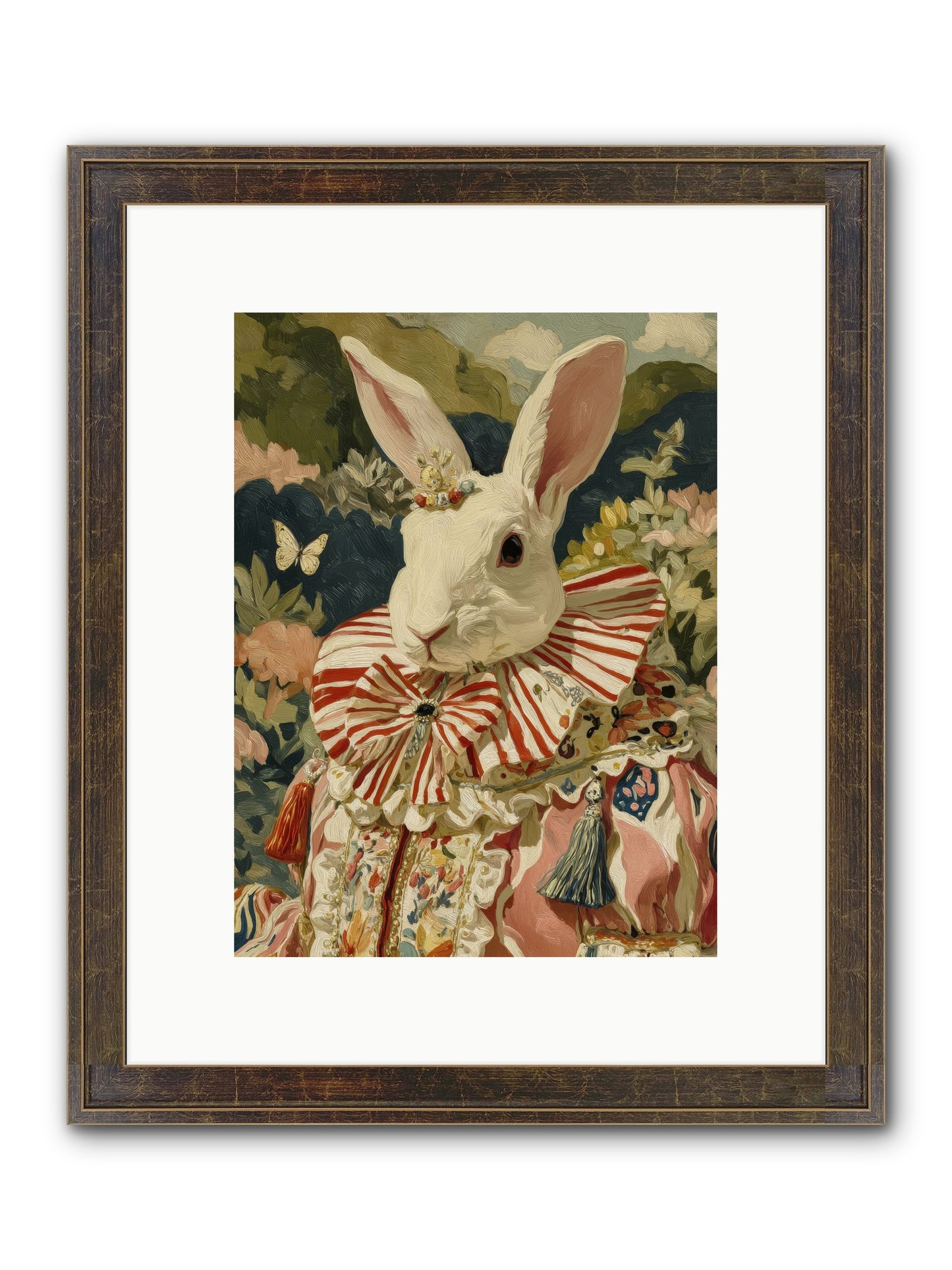 A Shimmer Over Wild Thyme Framed Print - Slimwoods Black/Gold 9x12