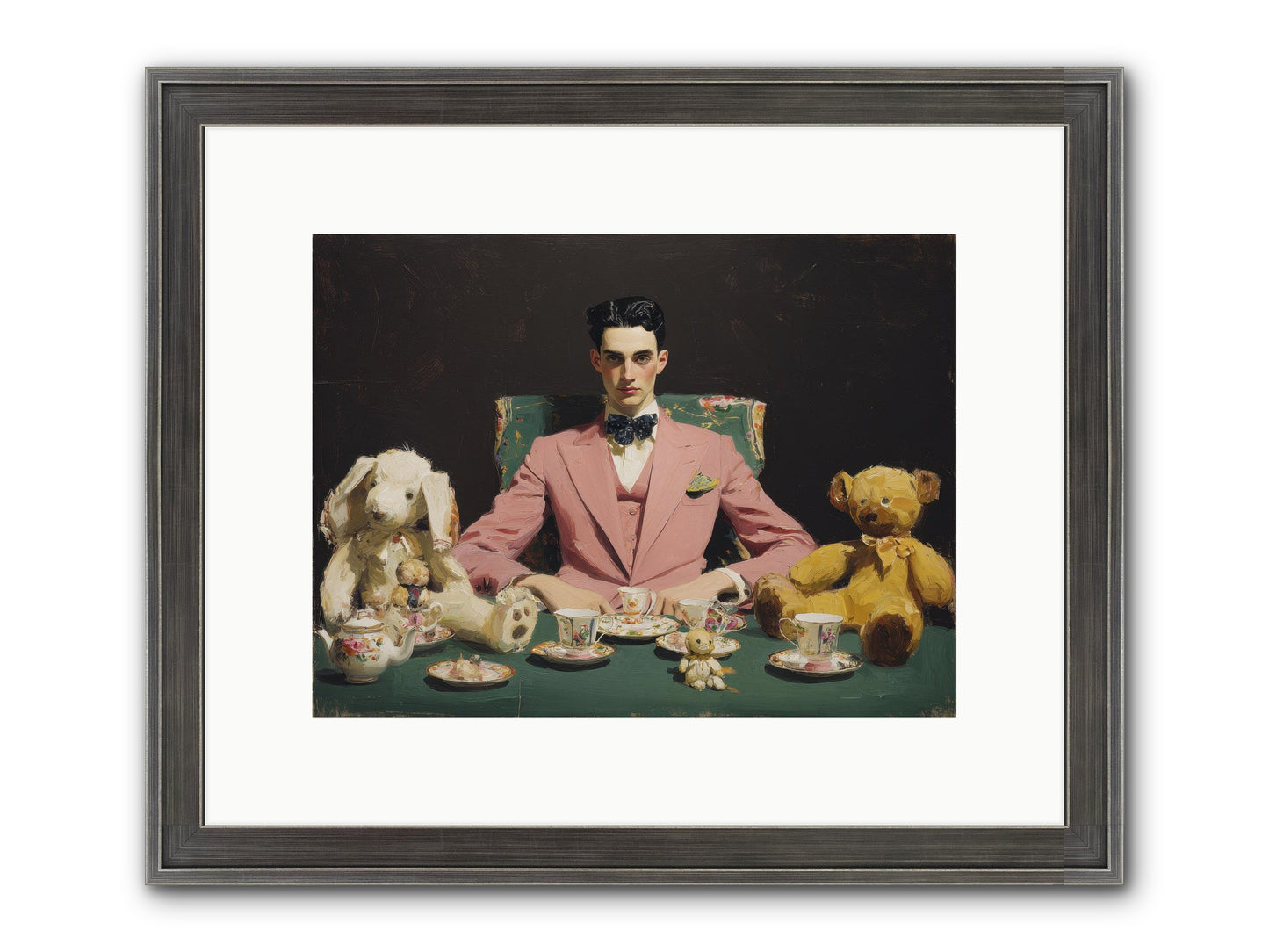 A Slight Scandal In Pastels Framed Print - Slimwoods Black/Silver 12x9