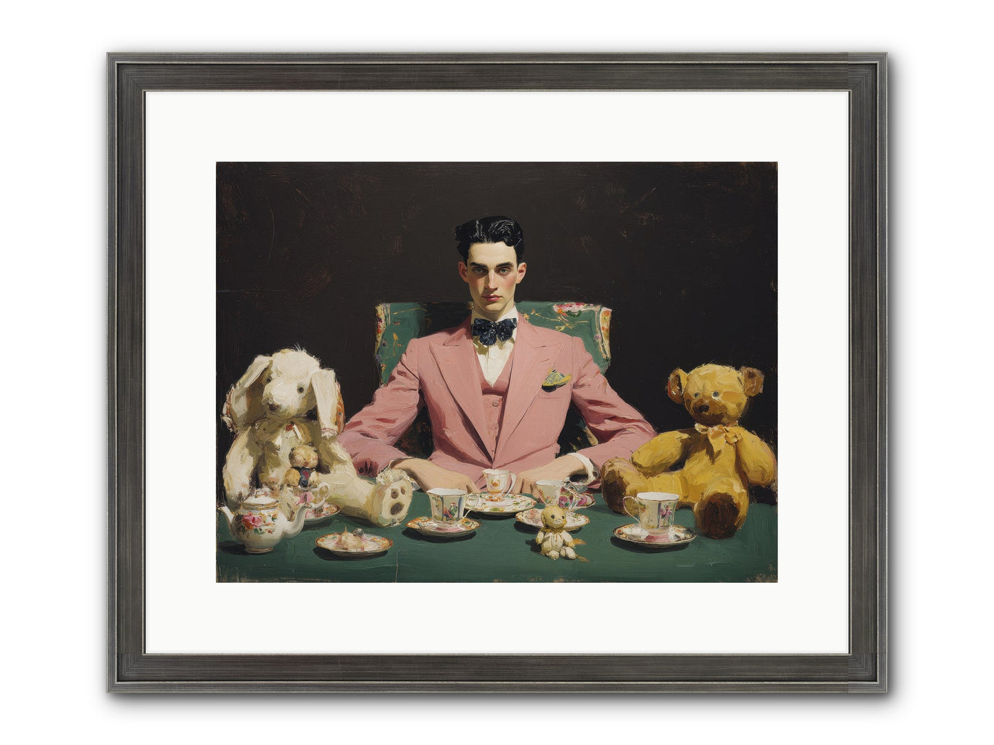 A Slight Scandal In Pastels Framed Print - Slimwoods Black/Silver 16x12