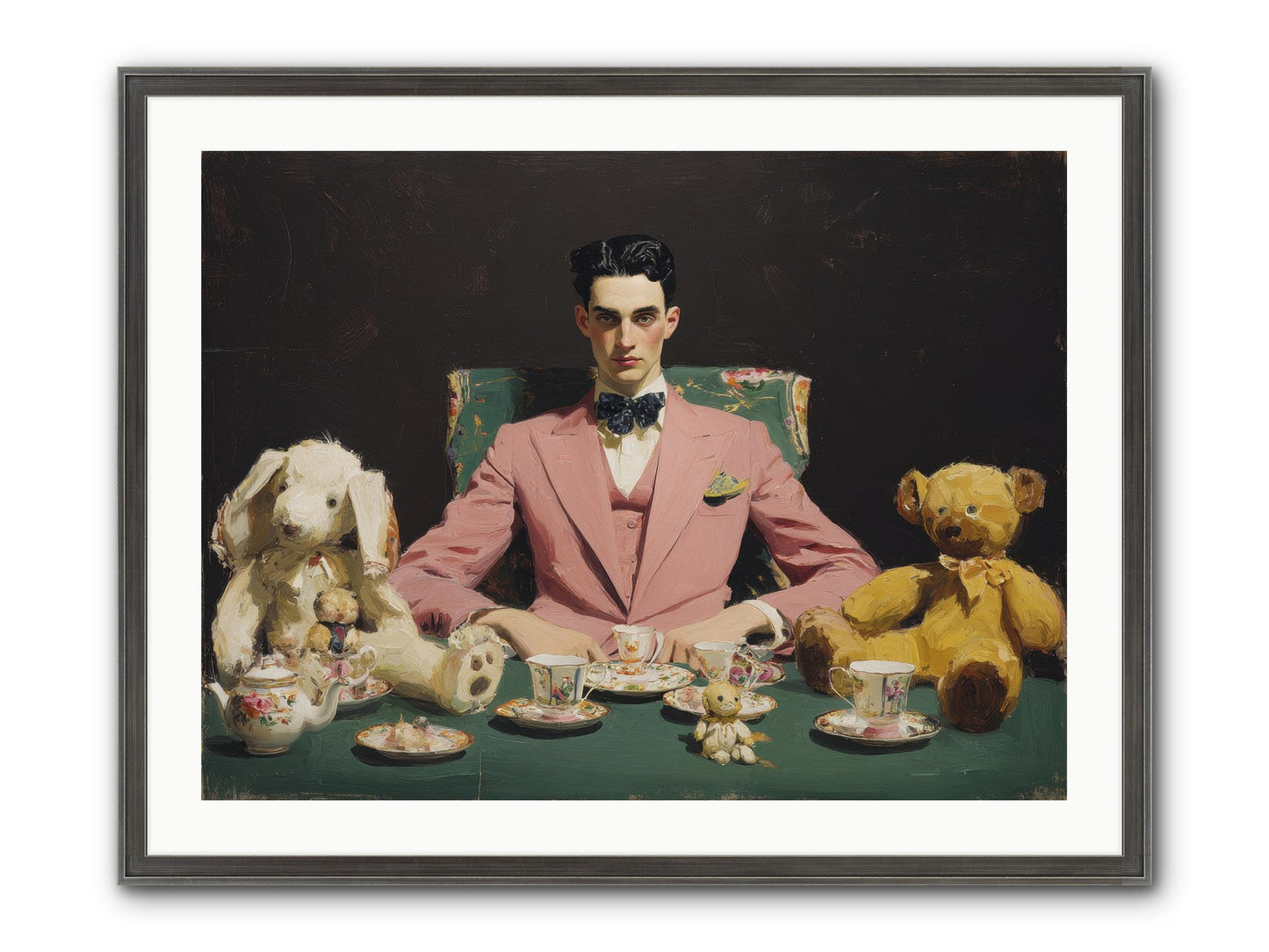 A Slight Scandal In Pastels Framed Print - Slimwoods Black/Silver 32x24