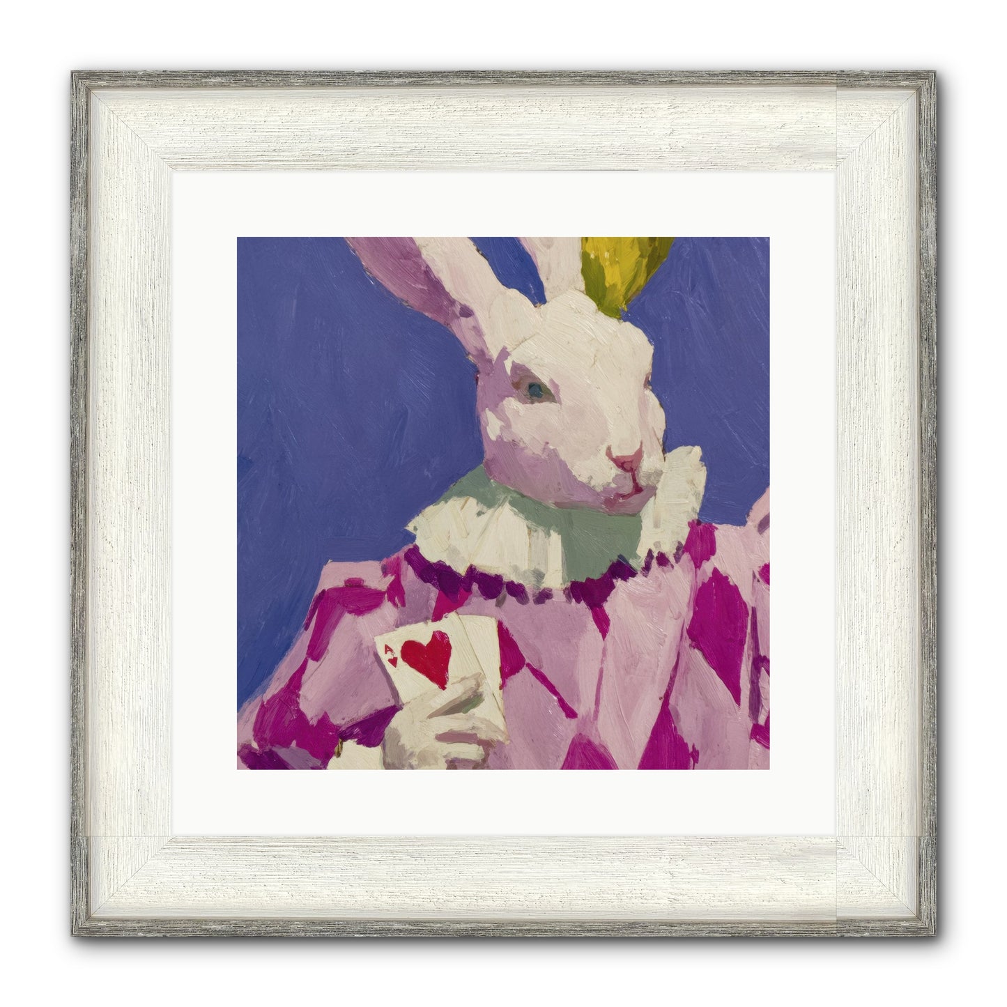 A Small Parade For Us Framed Print - Driftwood White 16x16