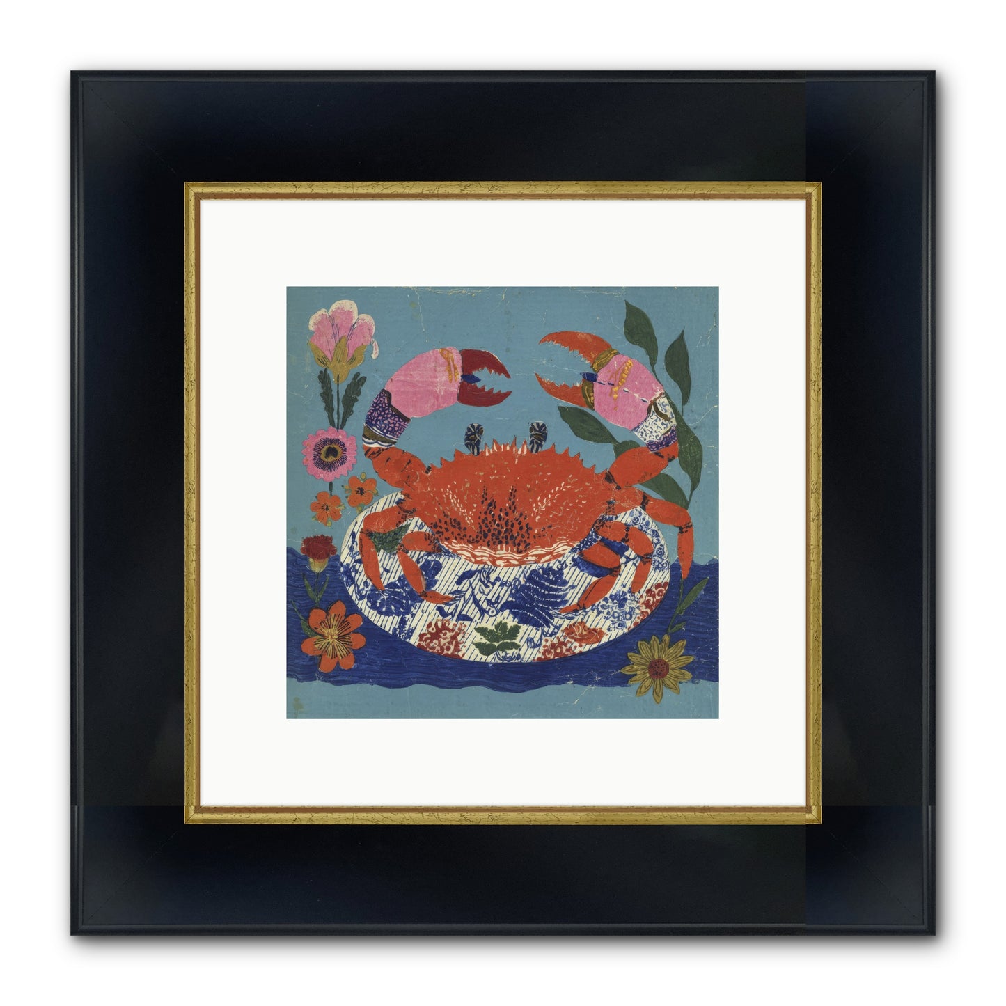 A Supper Of Slight Intrigues Framed Print - Wide Black w/Gold 10x10