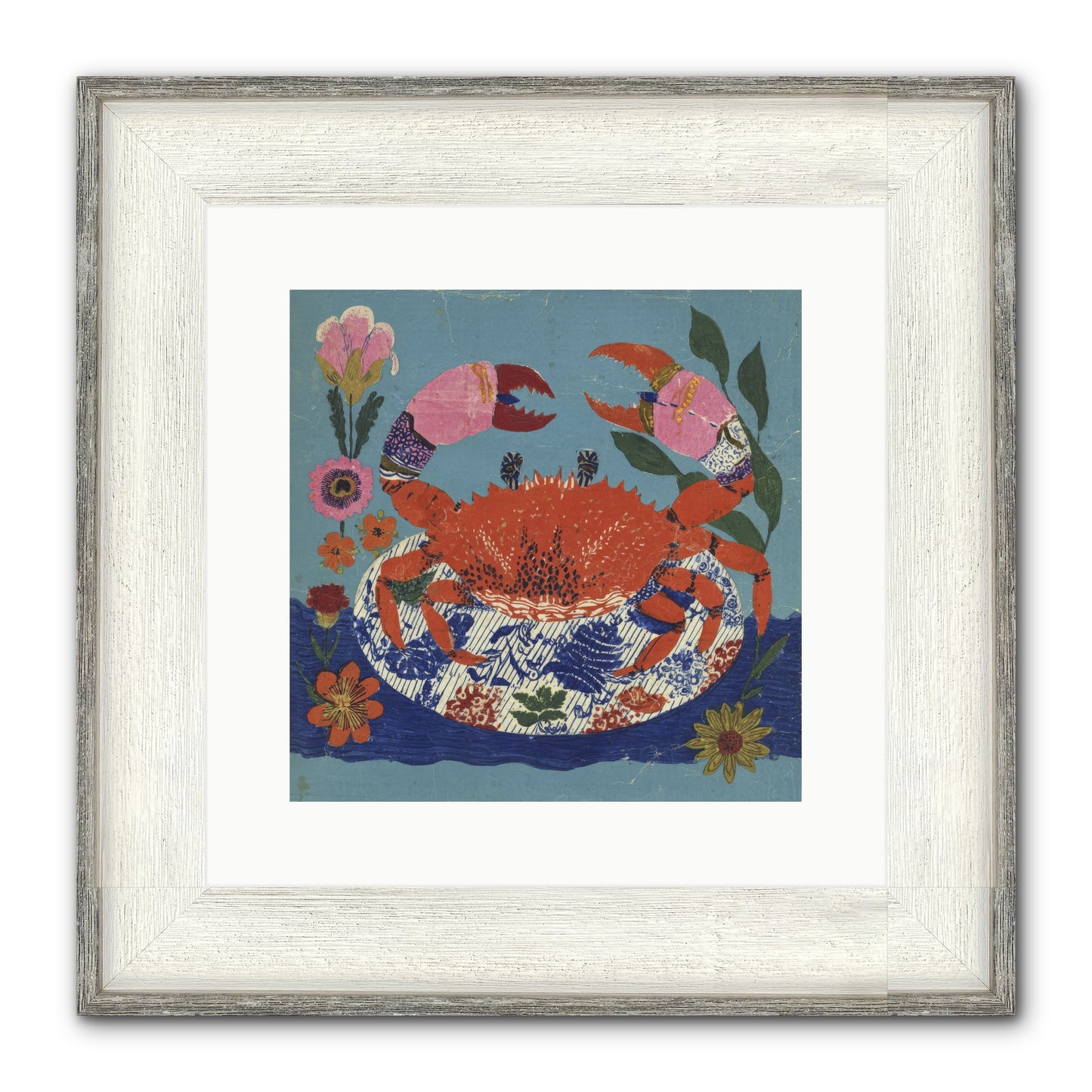 A Supper Of Slight Intrigues Framed Print - Driftwood White 12x12