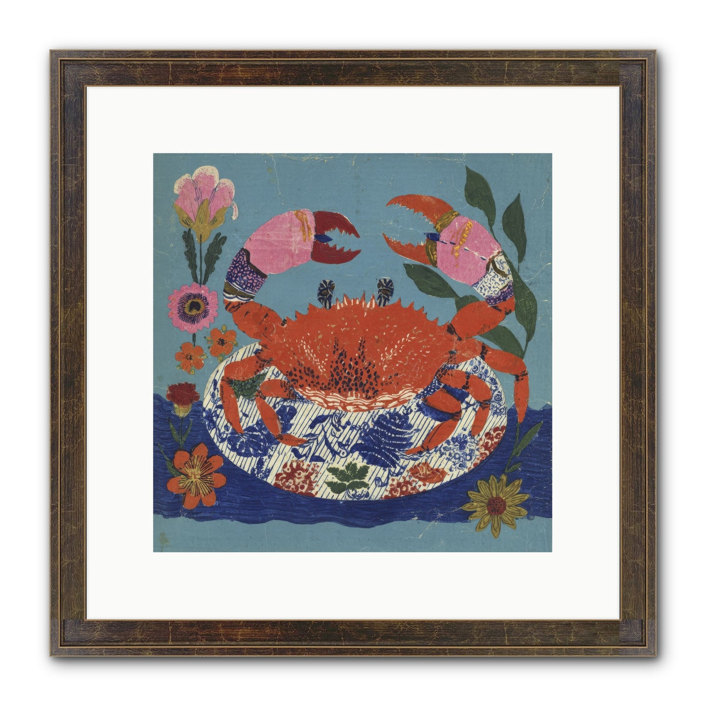A Supper Of Slight Intrigues Framed Print - Slimwoods Black/Gold 12x12