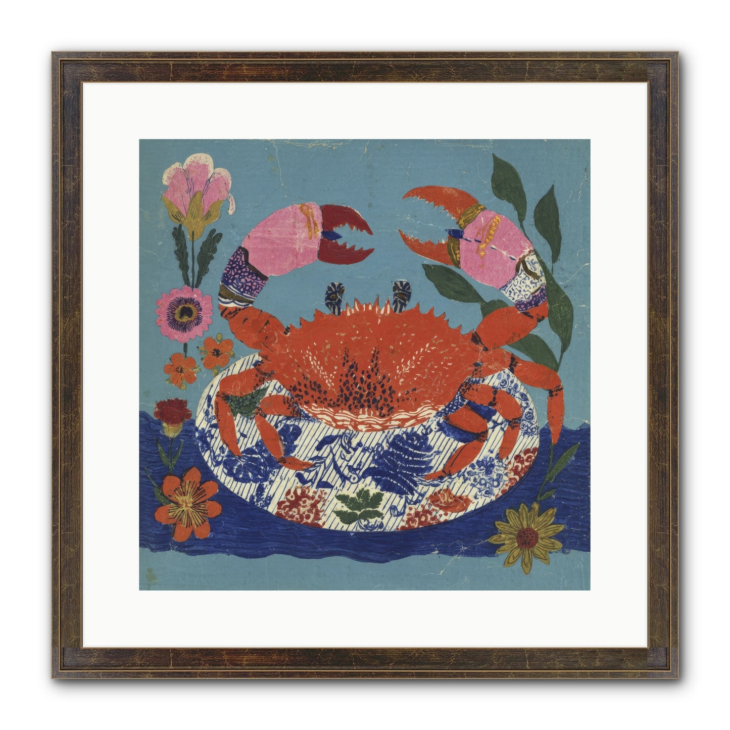 A Supper Of Slight Intrigues Framed Print - Slimwoods Black/Gold 16x16