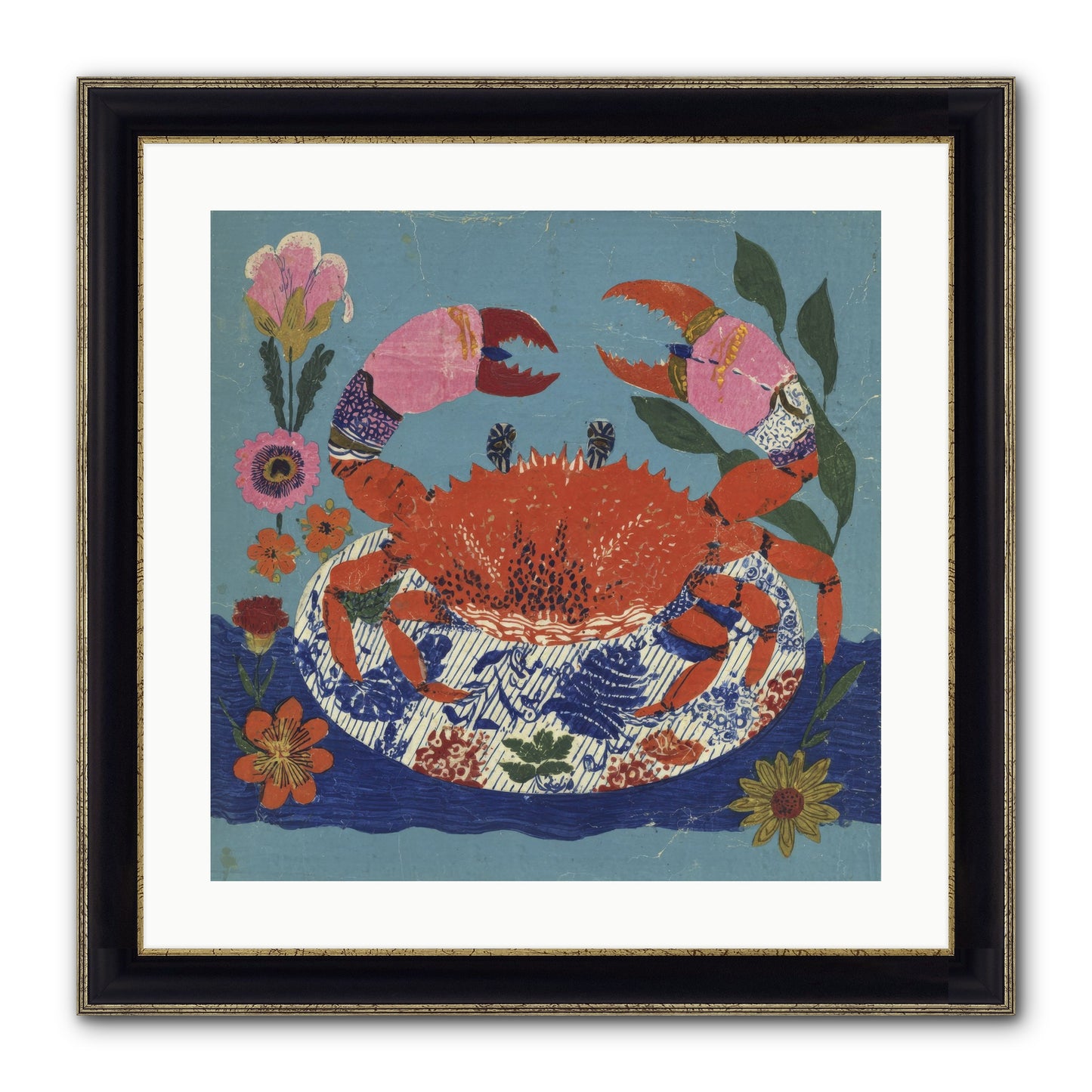 A Supper Of Slight Intrigues Framed Print - Black & Gold 20x20