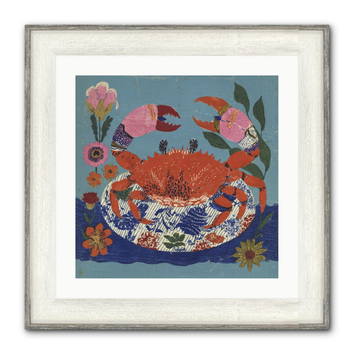 A Supper Of Slight Intrigues Framed Print - Driftwood White 20x20