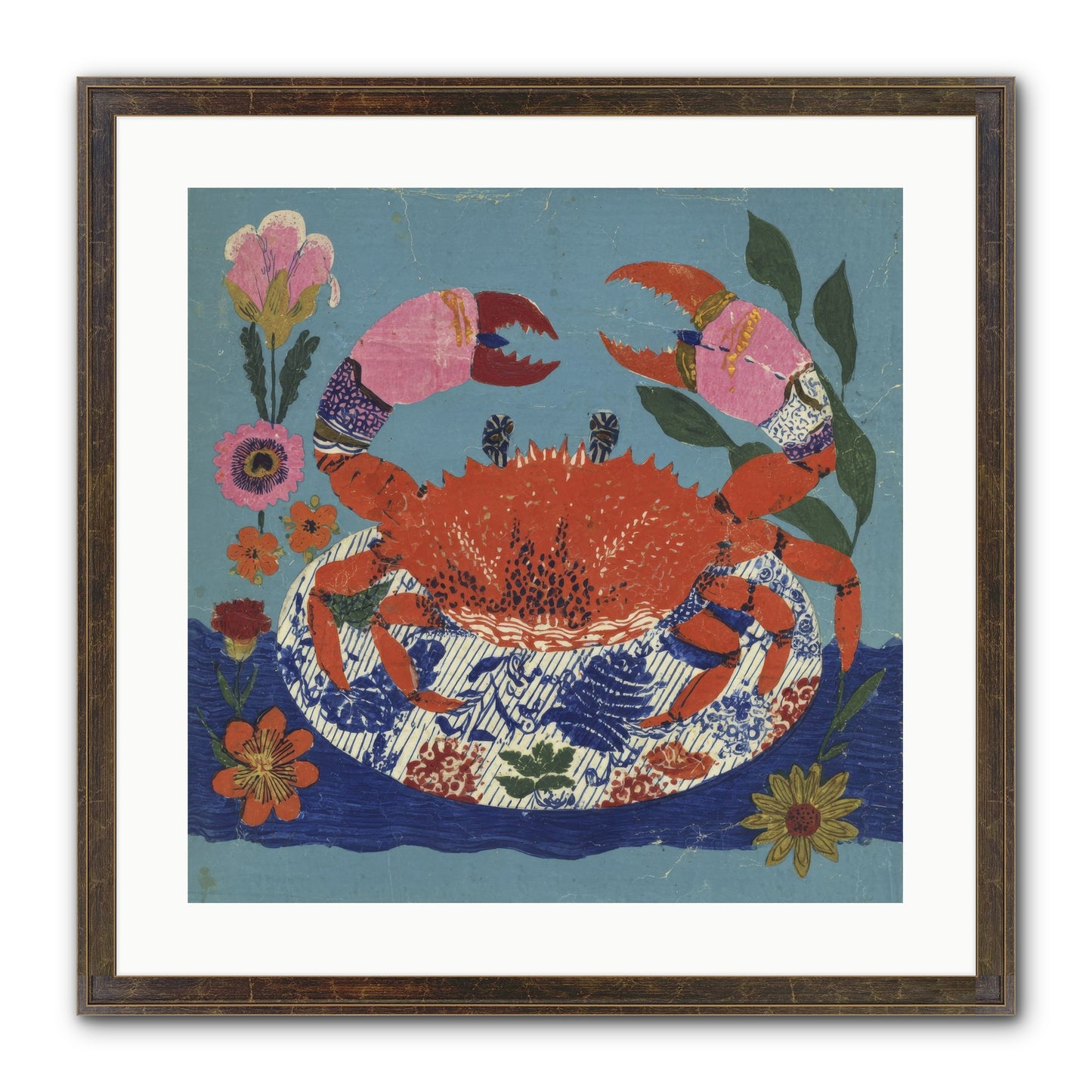 A Supper Of Slight Intrigues Framed Print - Slimwoods Black/Gold 20x20