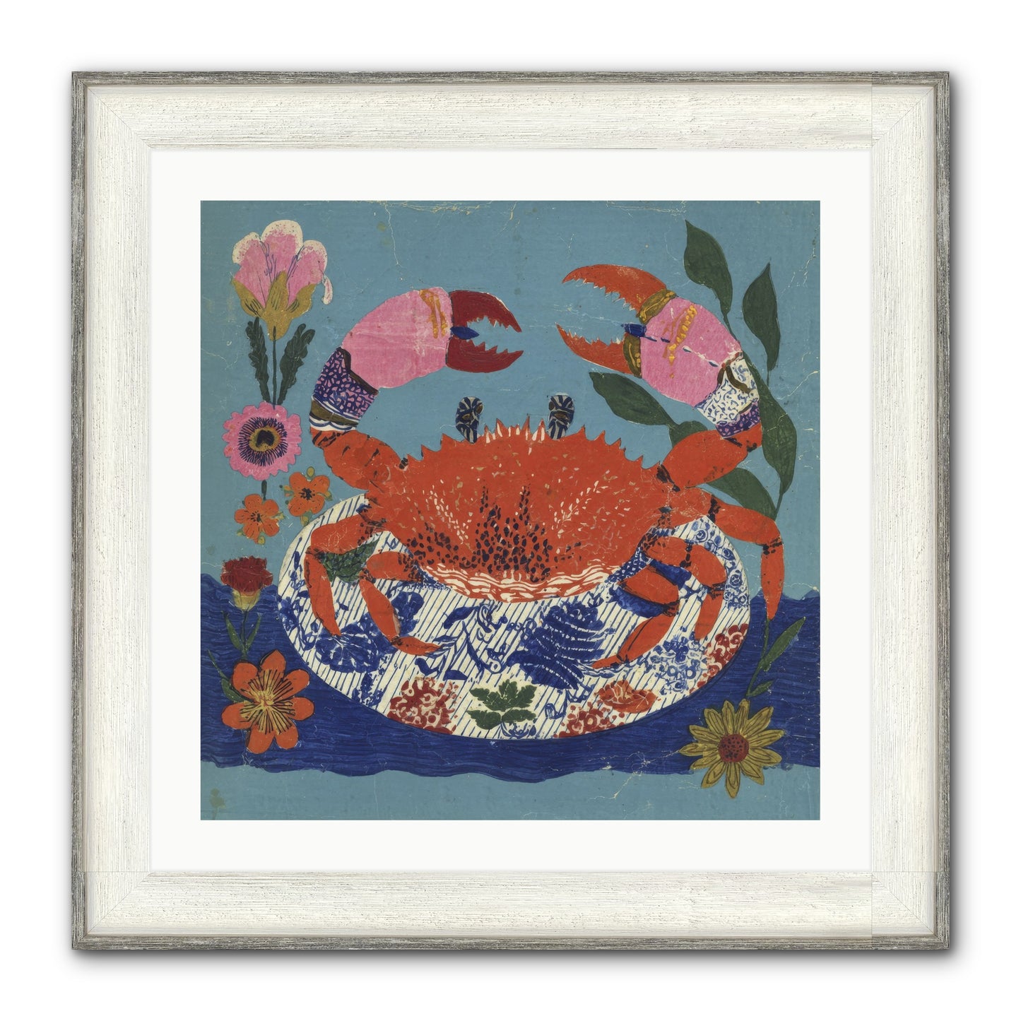 A Supper Of Slight Intrigues Framed Print - Driftwood White 24x24