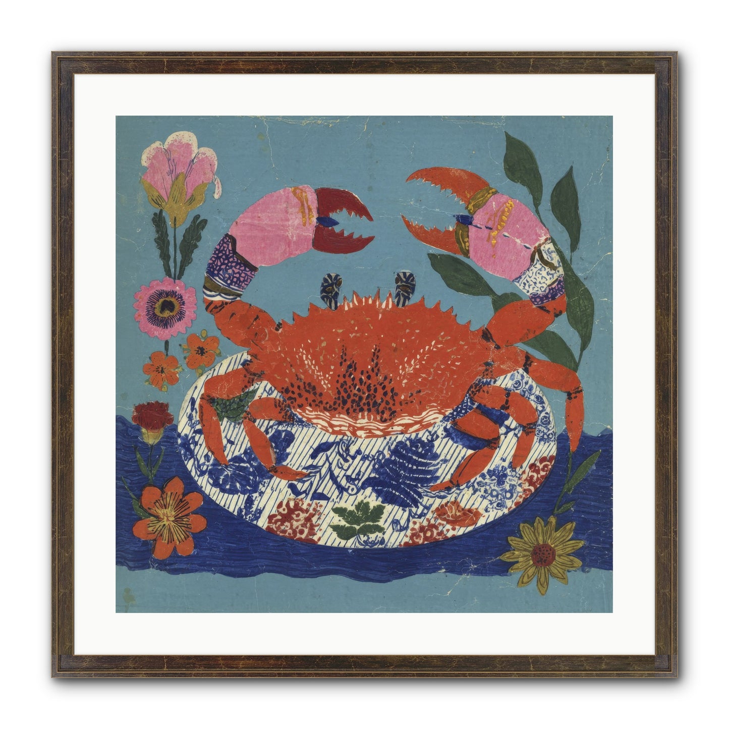 A Supper Of Slight Intrigues Framed Print - Slimwoods Black/Gold 24x24