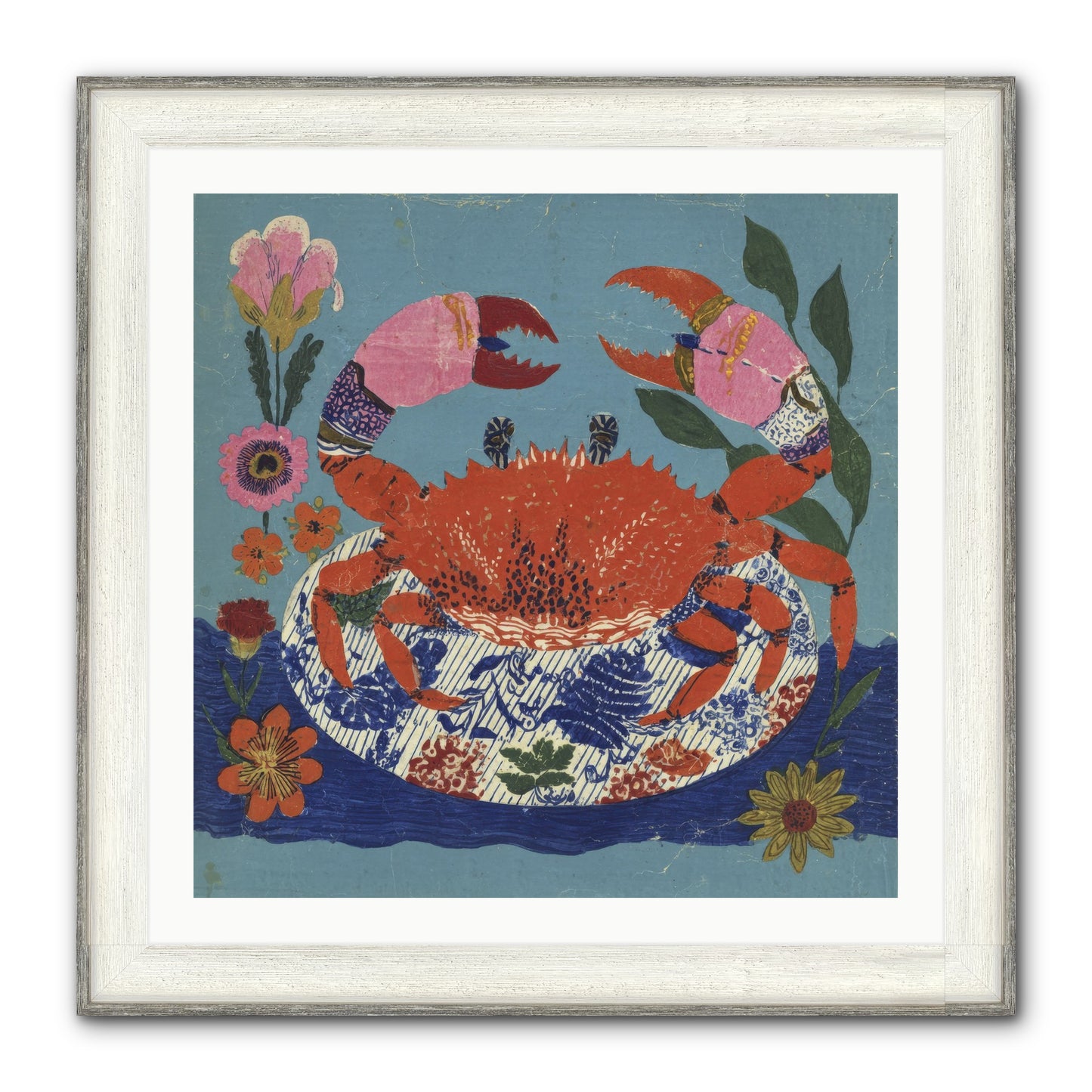 A Supper Of Slight Intrigues Framed Print - Driftwood White 30x30