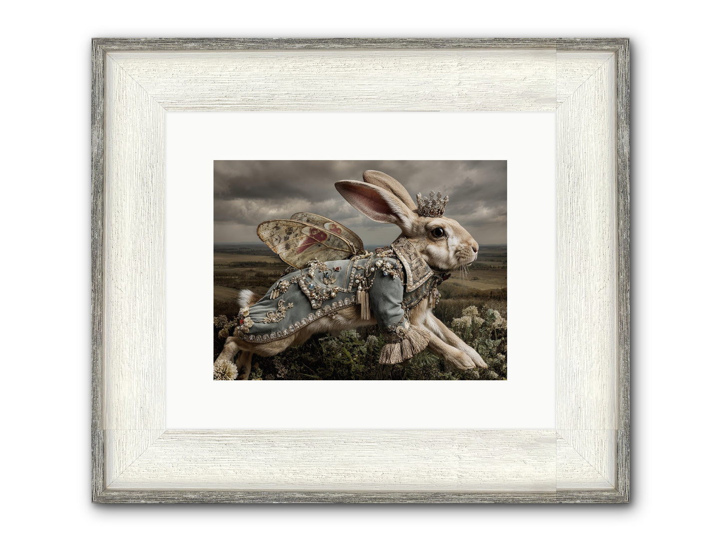 A Theory Of Bloom No.1 Framed Print - Driftwood White 12x9
