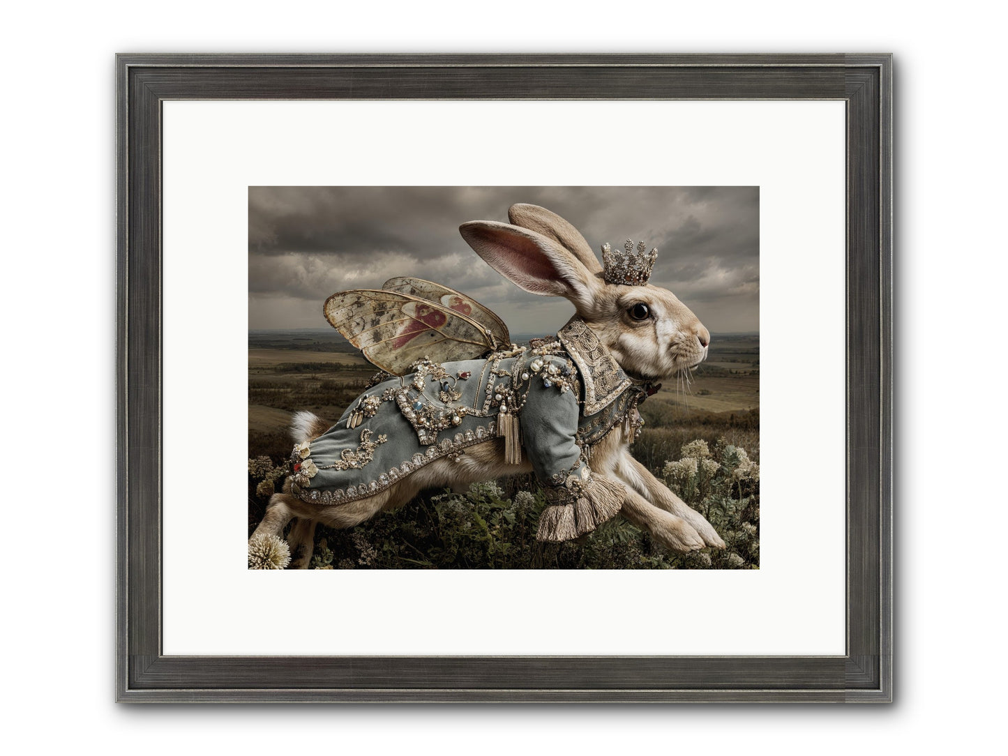 A Theory Of Bloom No.1 Framed Print - Slimwoods Black/Silver 12x9