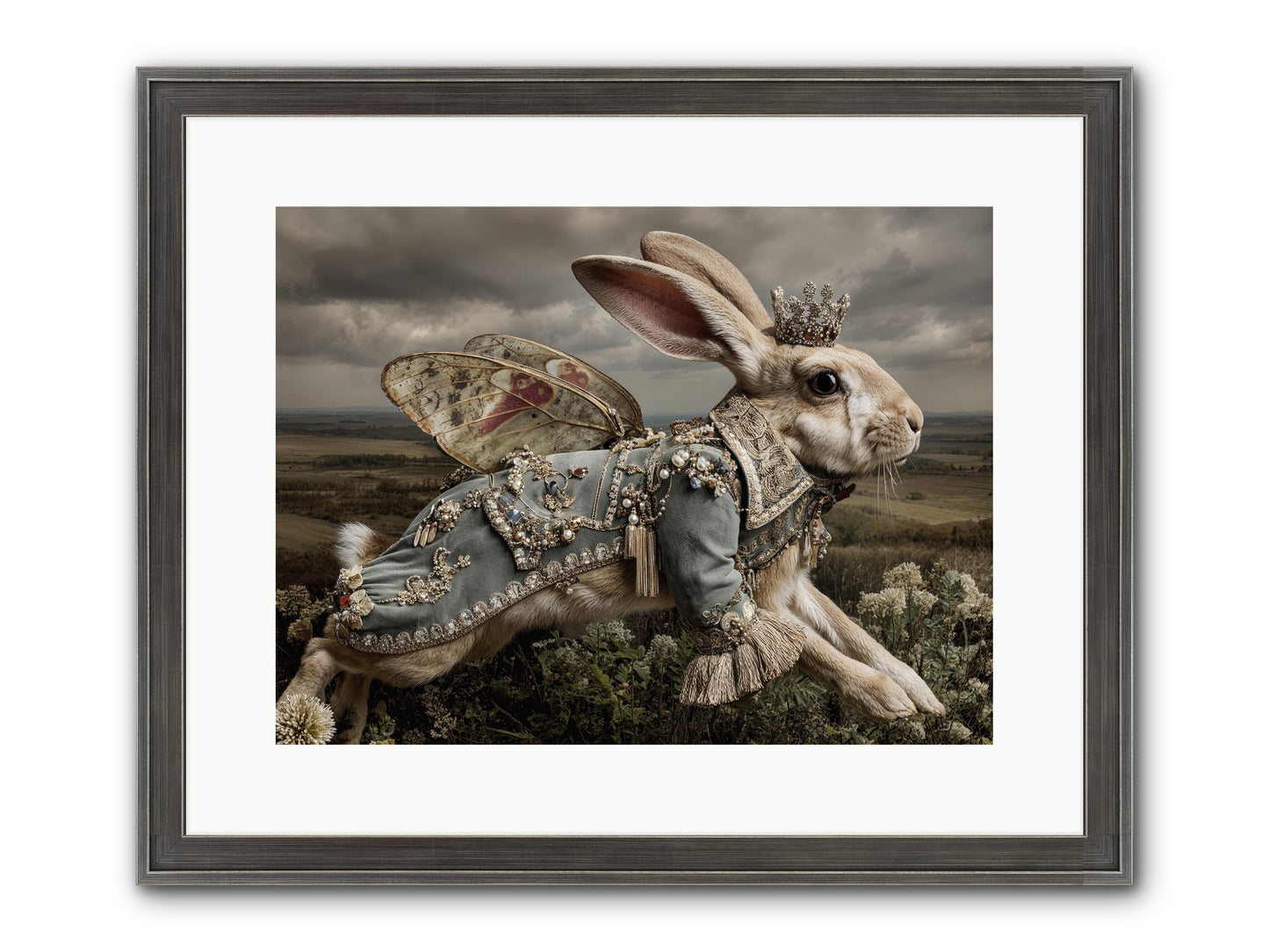 A Theory Of Bloom No.1 Framed Print - Slimwoods Black/Silver 16x12