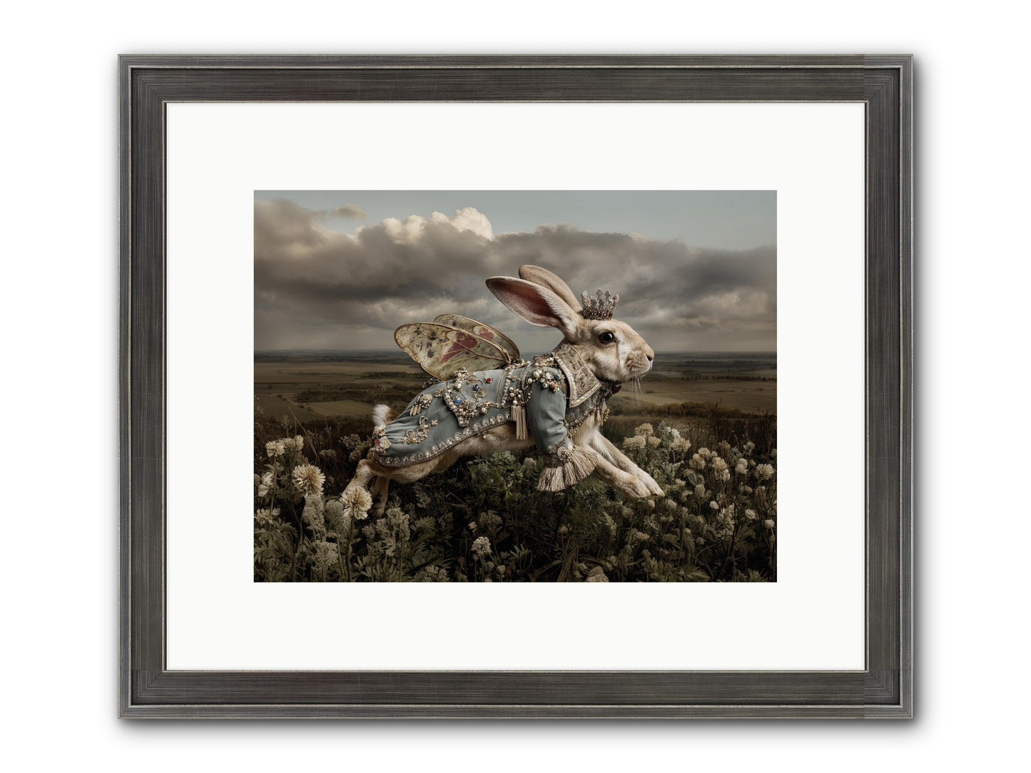 A Theory Of Bloom.No.2 Framed Print - Slimwoods Black/Silver 12x9