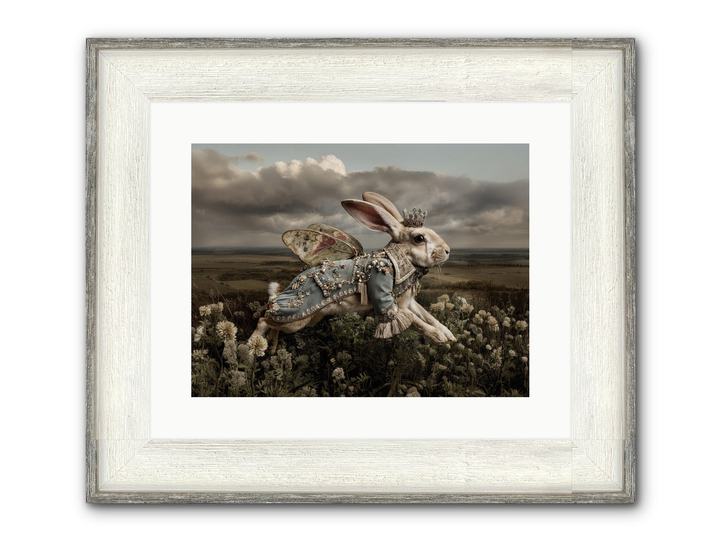 A Theory Of Bloom.No.2 Framed Print - Driftwood White 16x12