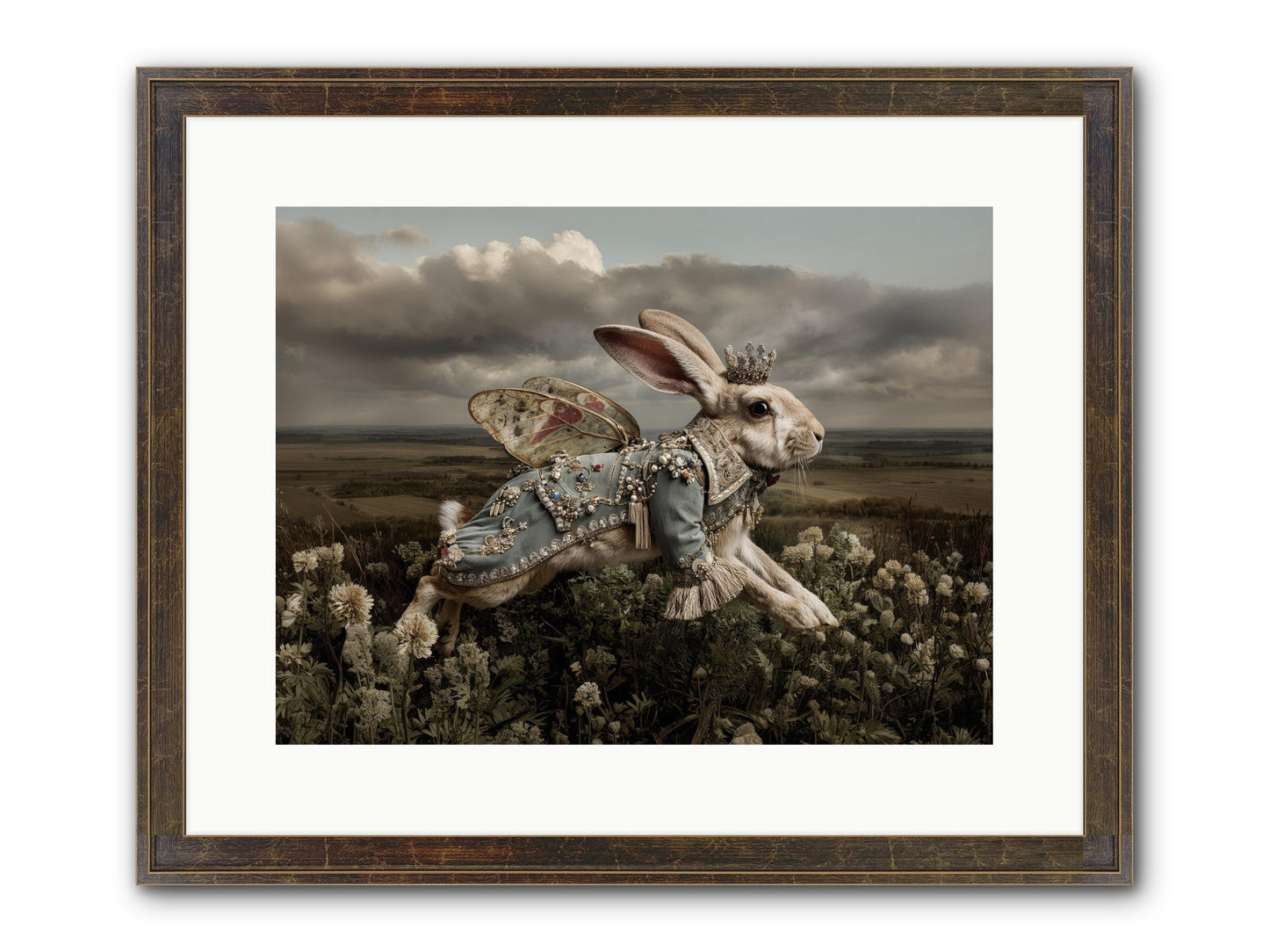 A Theory Of Bloom.No.2 Framed Print - Slimwoods Black/Gold 16x12