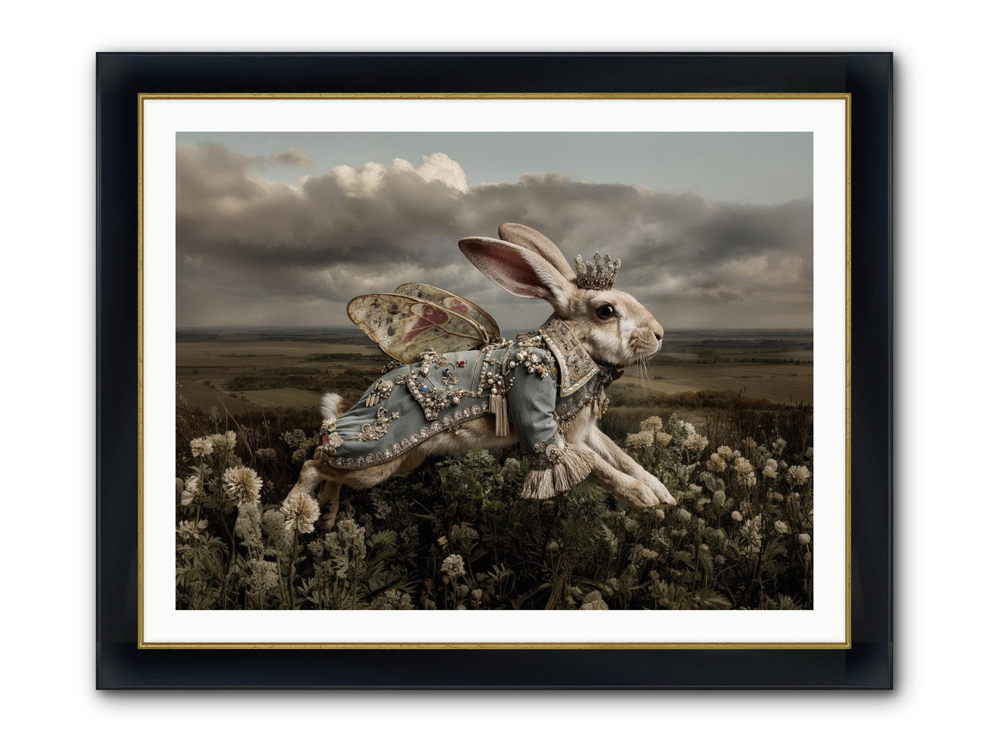A Theory Of Bloom.No.2 Framed Print - Wide Black w/Gold 40x30