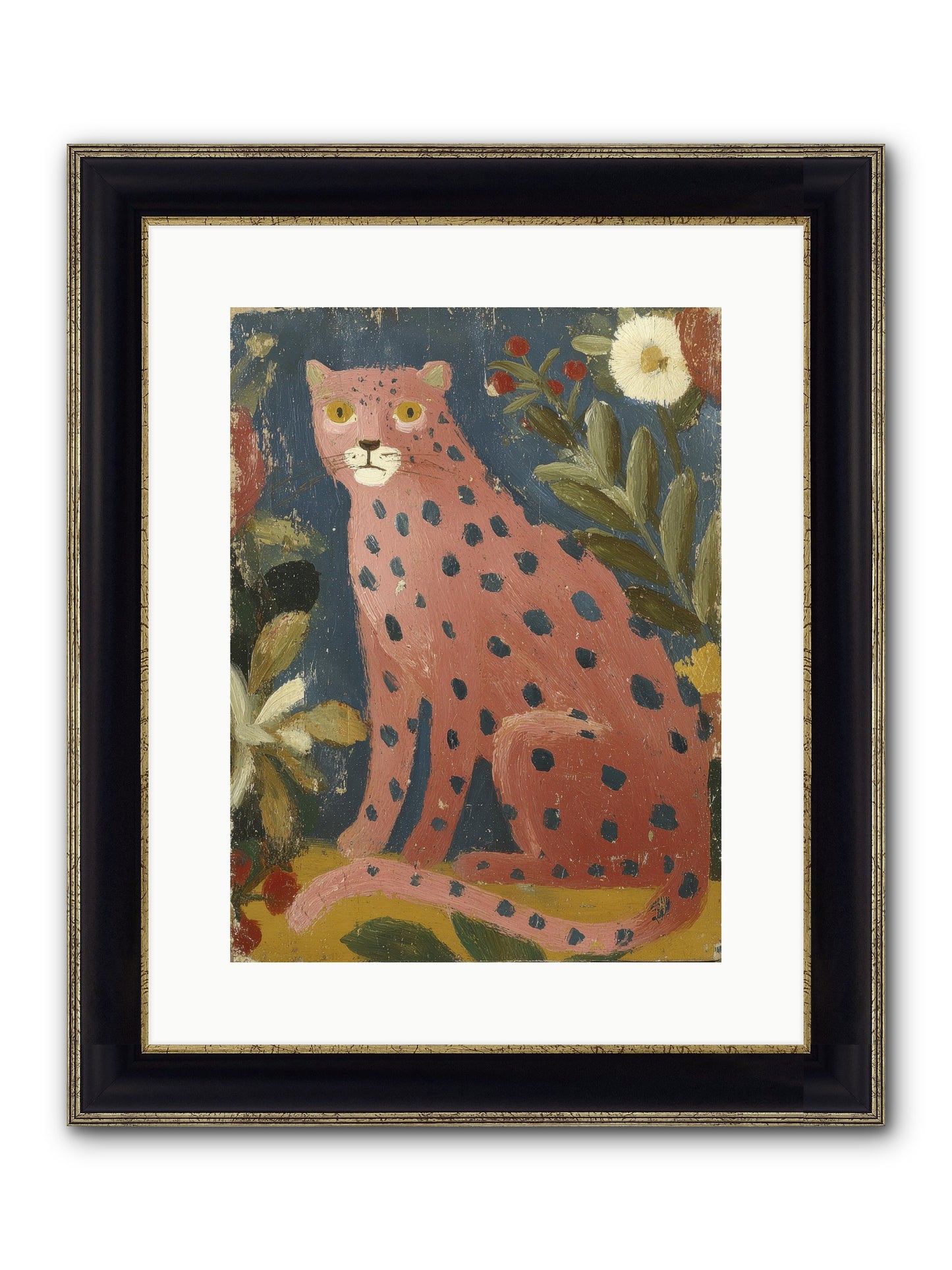 Absolute Certainty Framed Print - Black & Gold 12x16